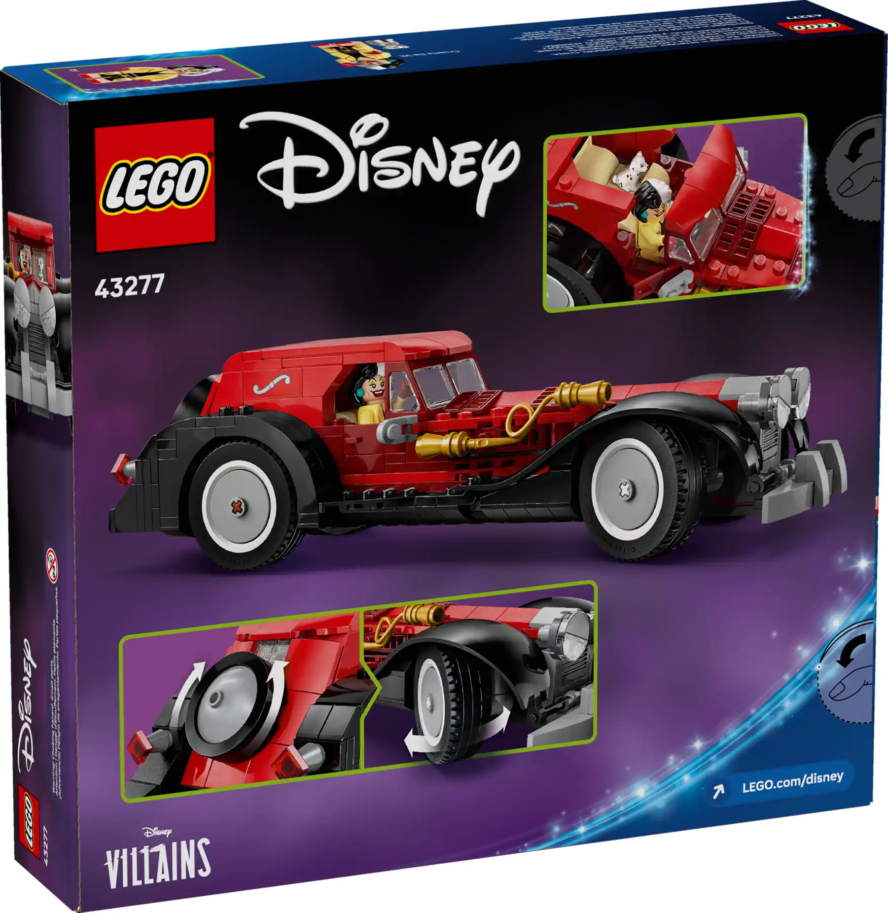 Zdjecie zestawu LEGO 43277 Disney Samochód Cruelli De Mon 2