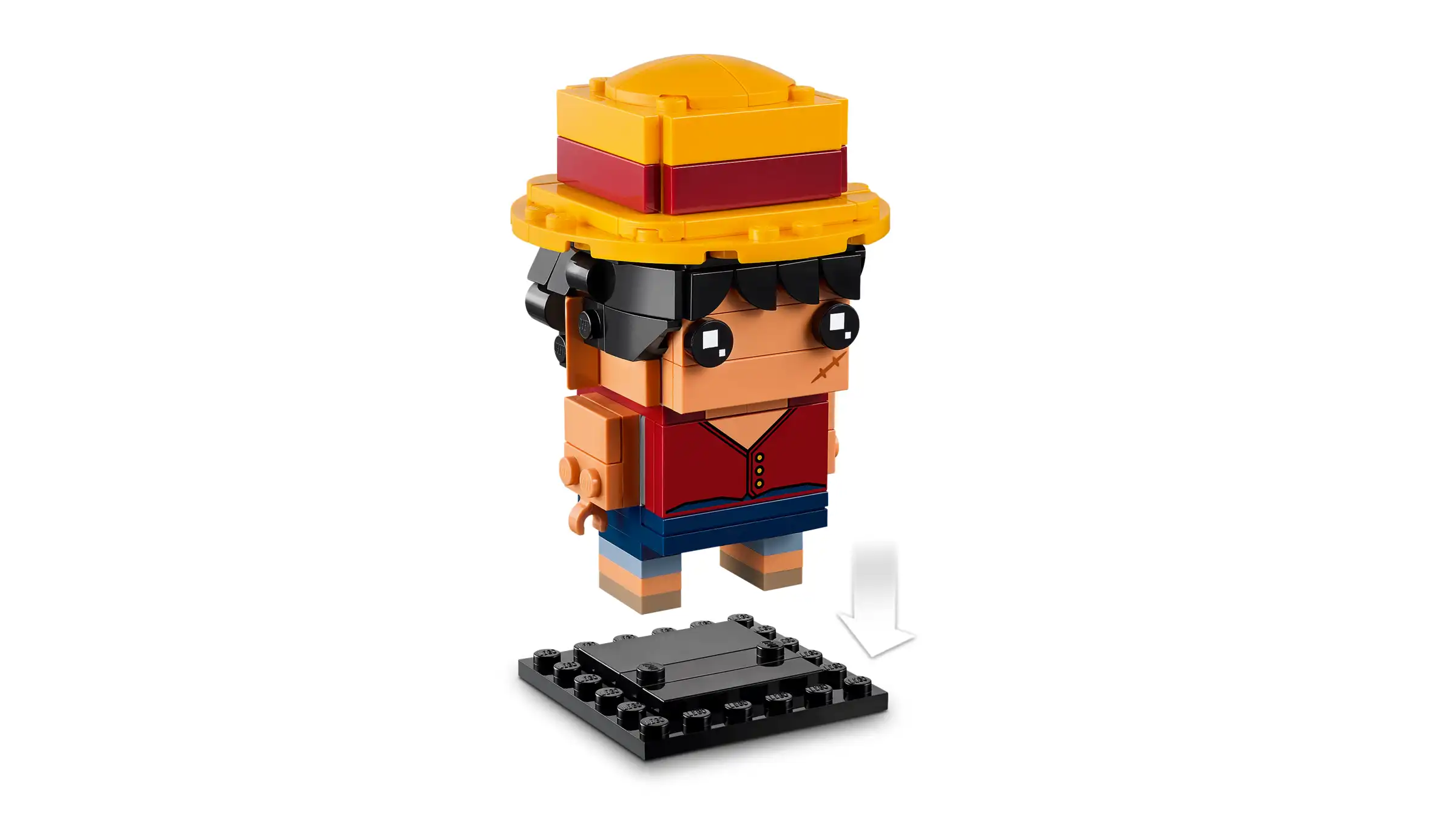 Zdjecie zestawu LEGO 40799 BrickHeadz Figurka Monkey D. Luffy’ego 2