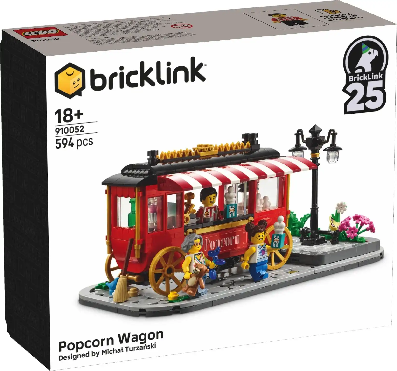 Zdjecie zestawu LEGO 910052 BrickLink Popcornowy wagon 1