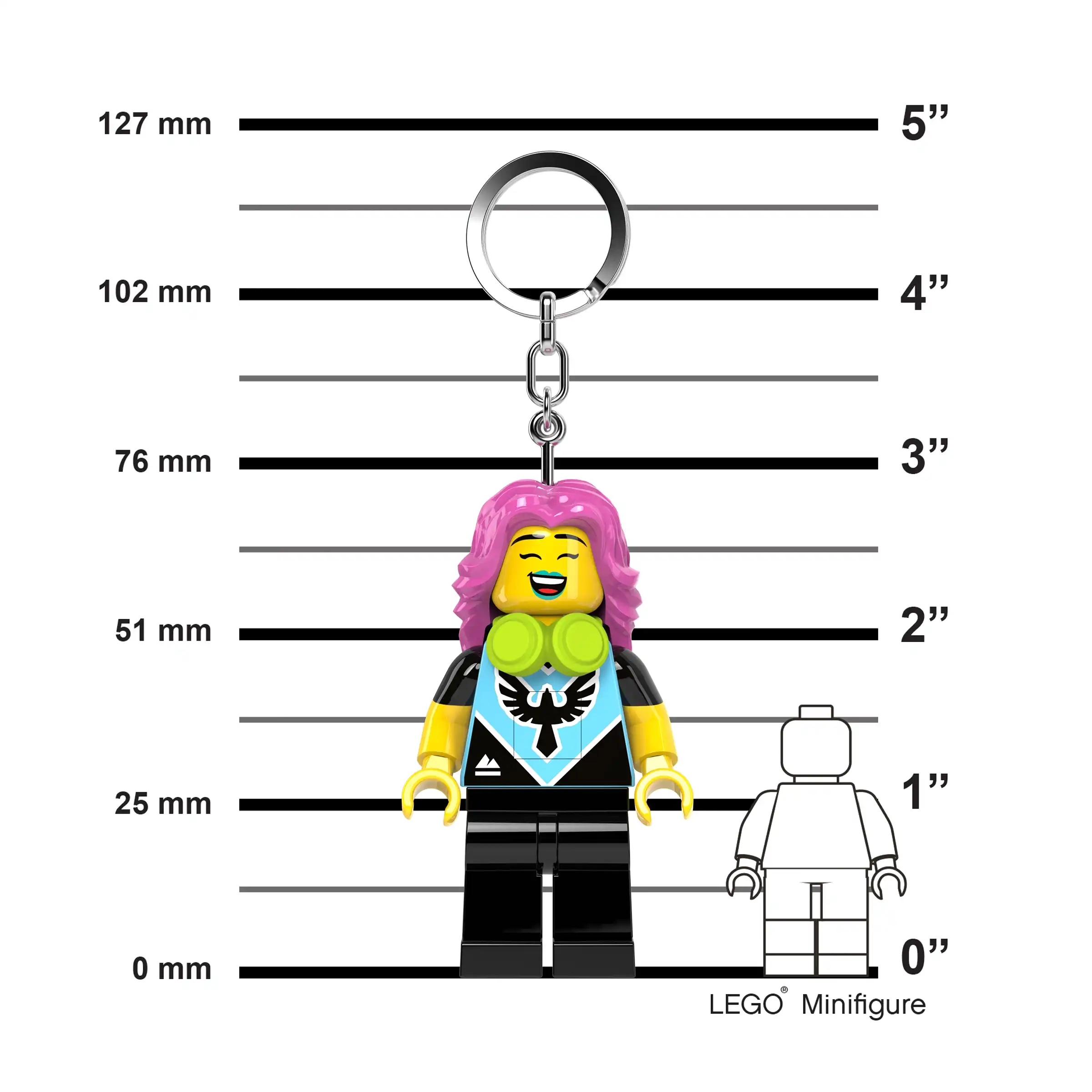 Zdjecie zestawu LEGO 5009413 Inne Breloczek-latarka z e-sportowczynią 3