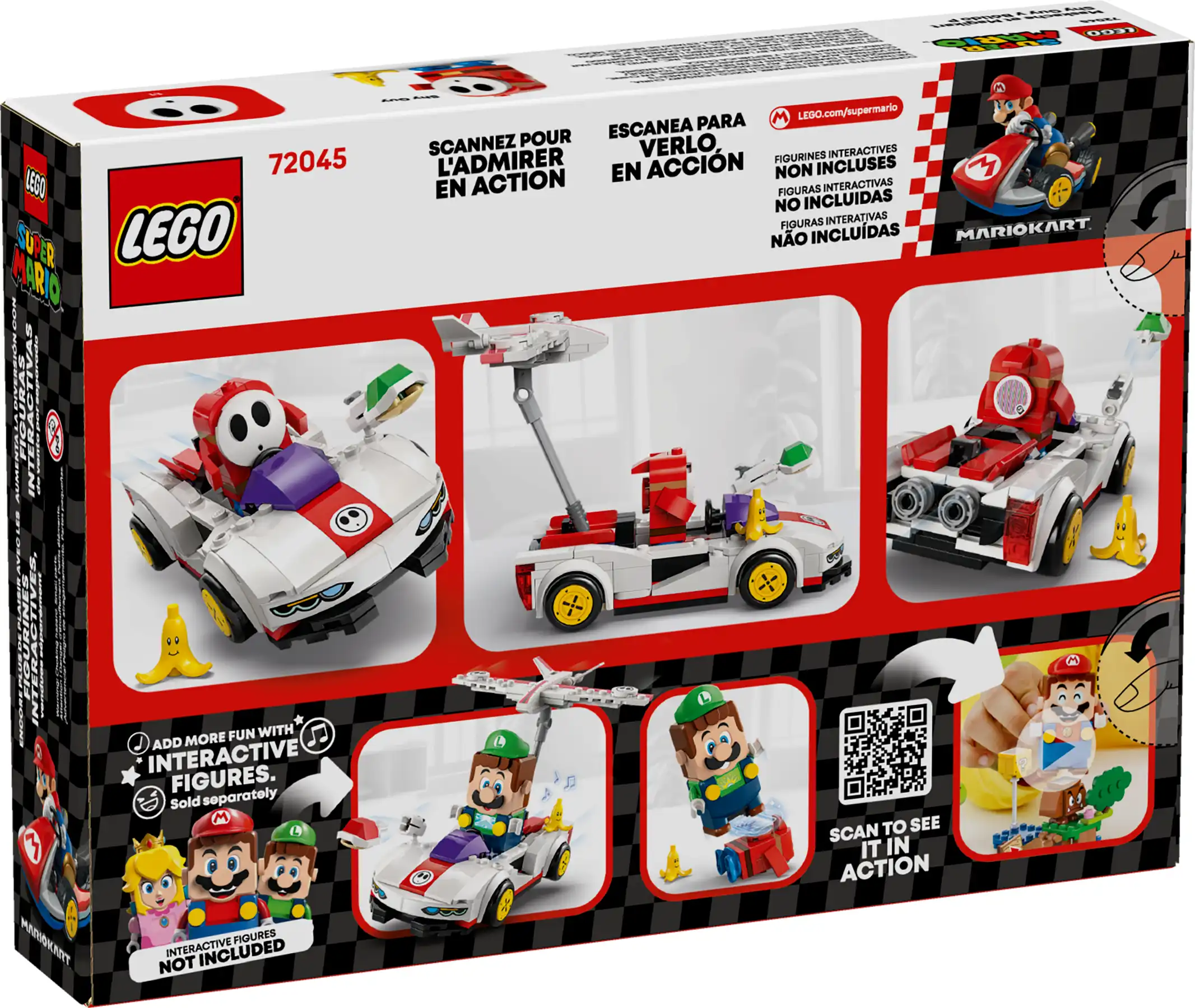 Zdjecie zestawu LEGO 72045 Super Mario Mario Kart™ — Shy Guy i P-Wing 4
