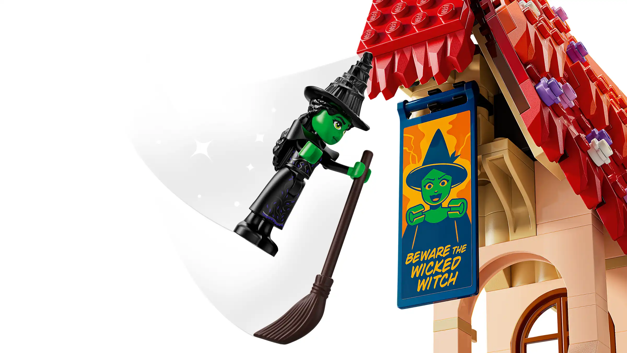 Zdjęcie zestawu LEGO 75690 Wicked Wizyta Glindy i Elphaby w Munchkinland