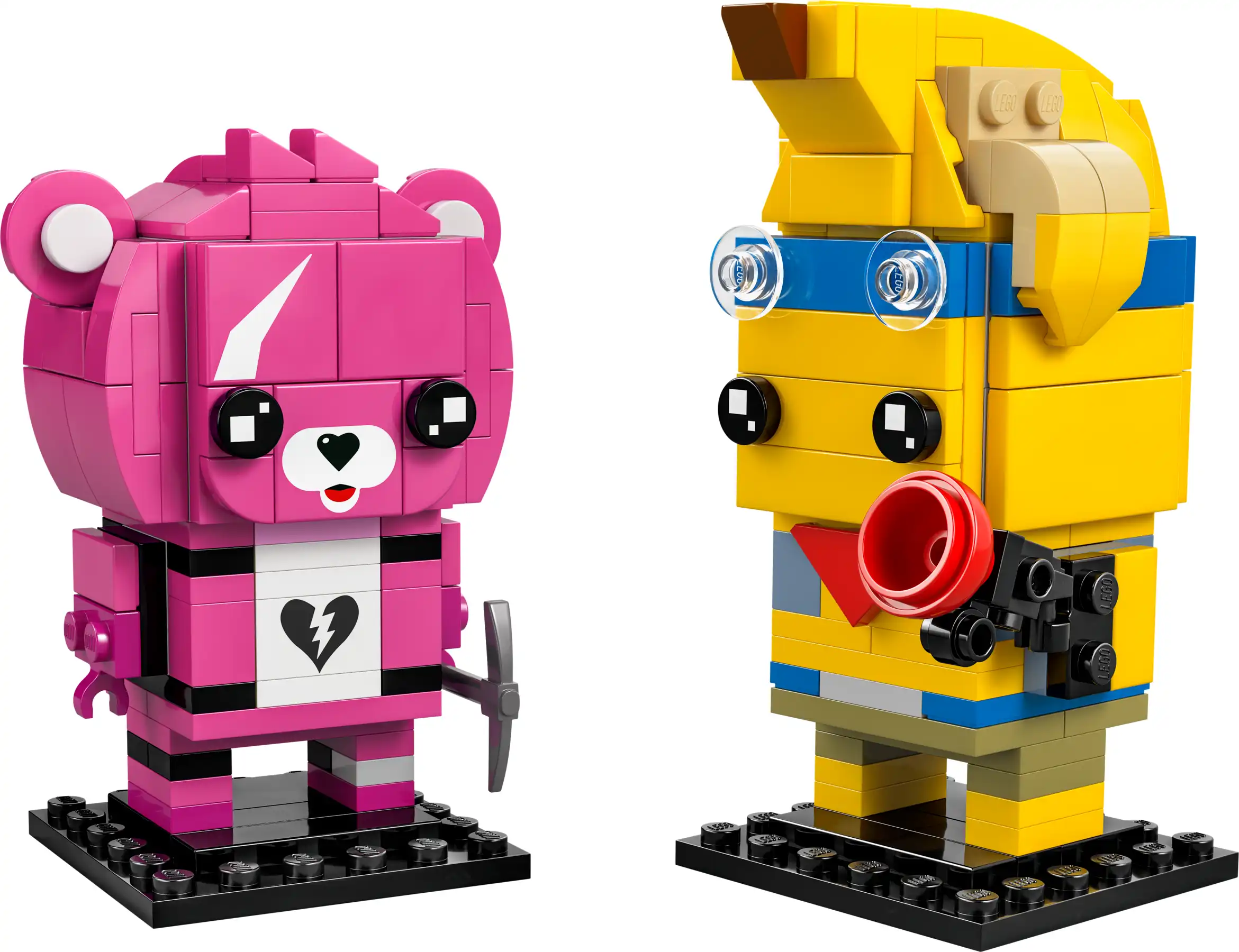Zdjecie zestawu LEGO 40760 BrickHeadz Przygodowy Skórek z Tropików i Dowódczyni Drużyny Przytulanek 1