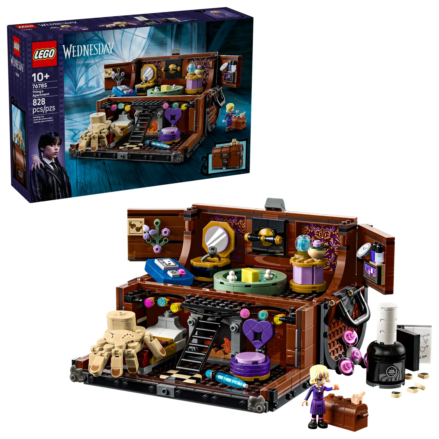 Zdjecie zestawu LEGO 76785 Wednesday Mieszkanie Rączki 1