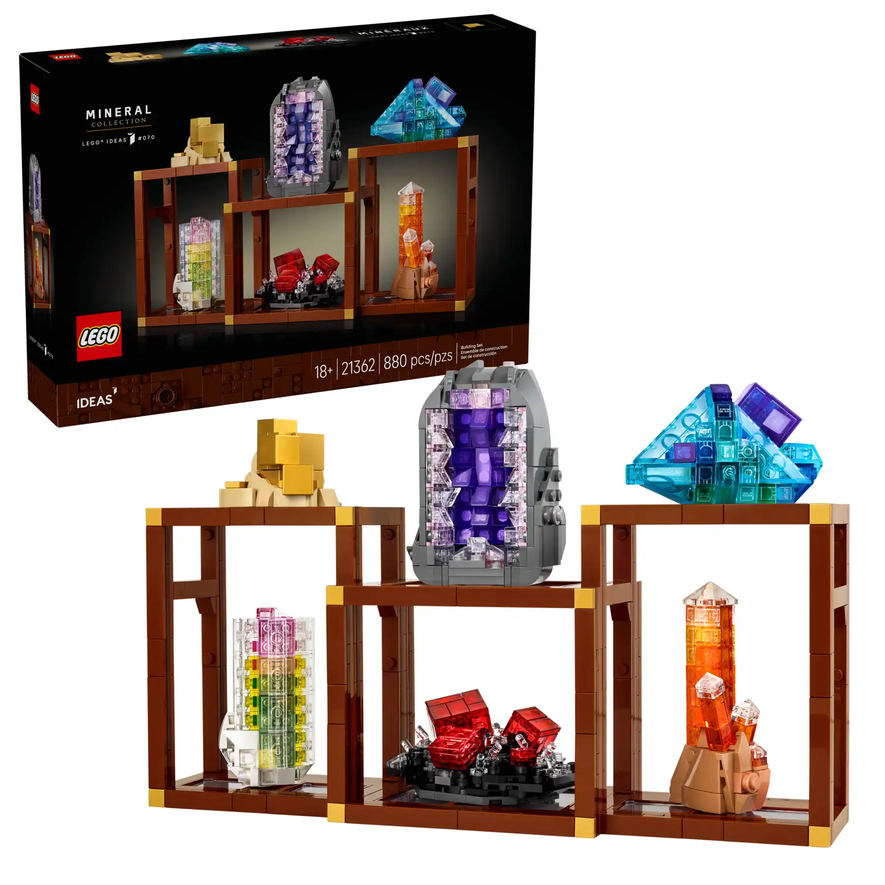 Zdjecie zestawu LEGO 21362 Ideas Kolekcja minerałów 1