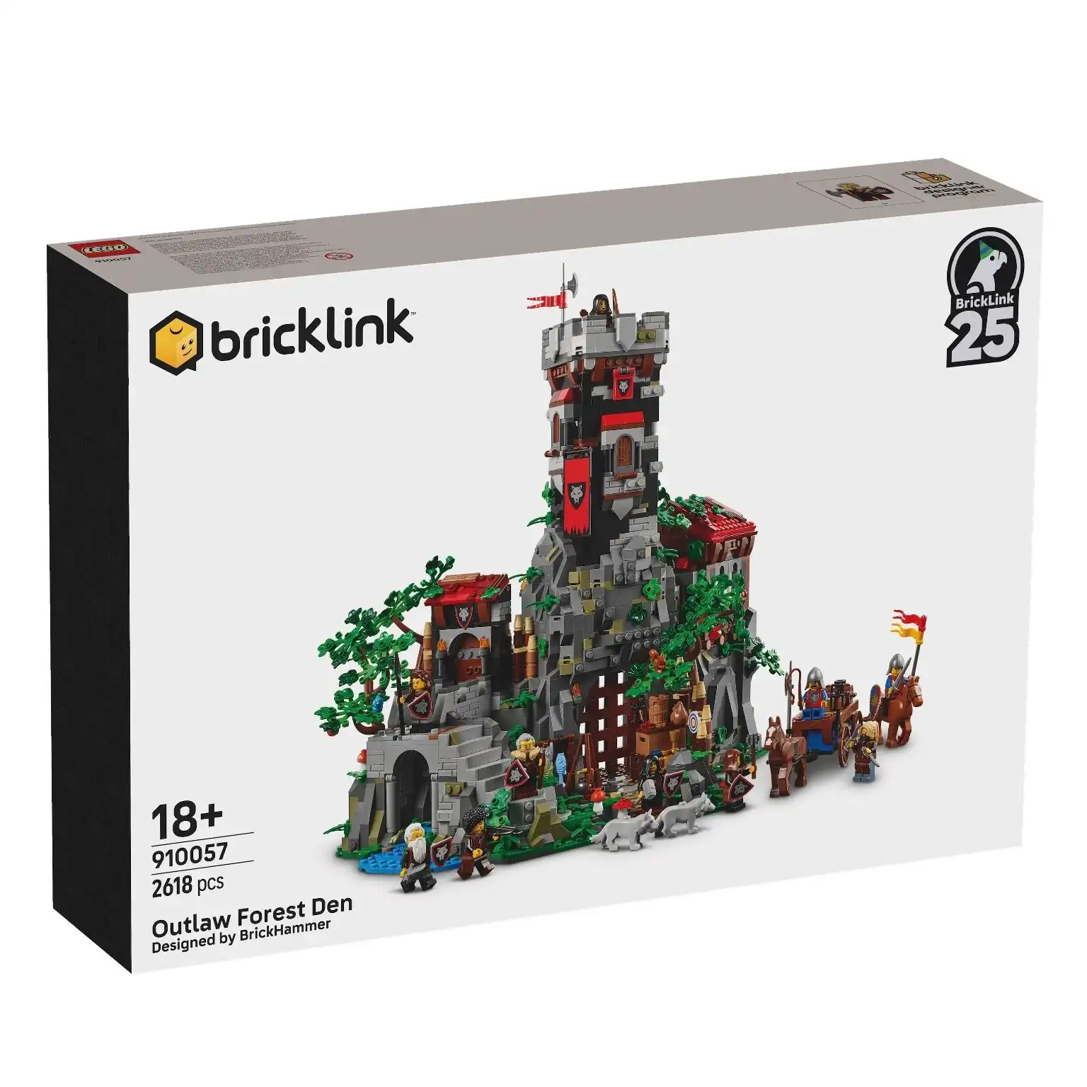 Zdjecie zestawu LEGO 910057 BrickLink Designer Program Leśna kryjówka rozbójników 1