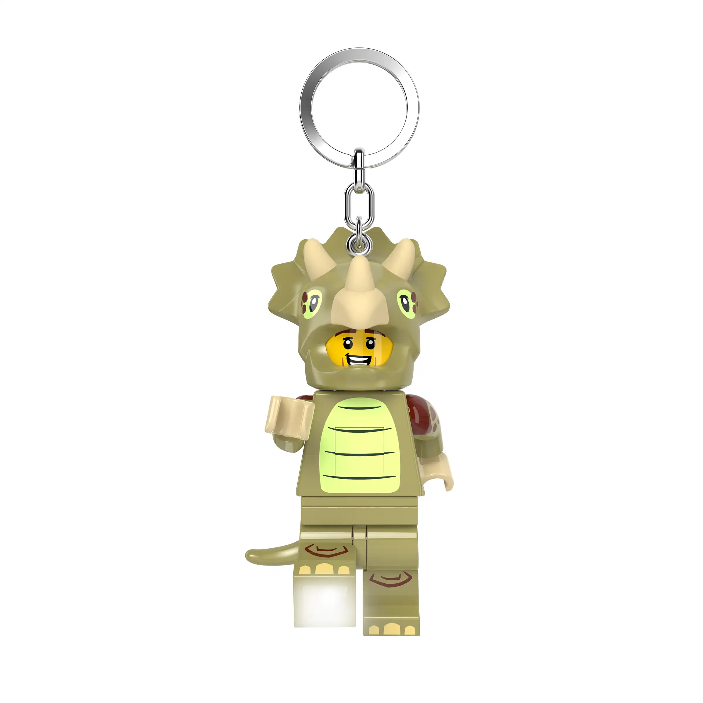 Zdjecie zestawu LEGO 5009481 Inne Breloczek-latarka z fanem triceratopsów w kostiumie 2