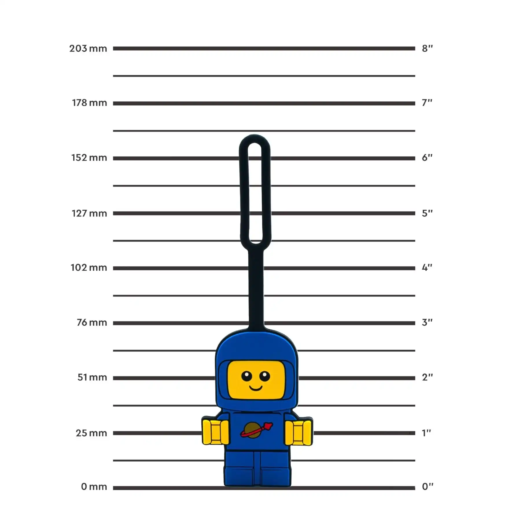 Zdjecie zestawu LEGO 5009500 Inne Zawieszka na torbę z małym astronautą — niebieska 2