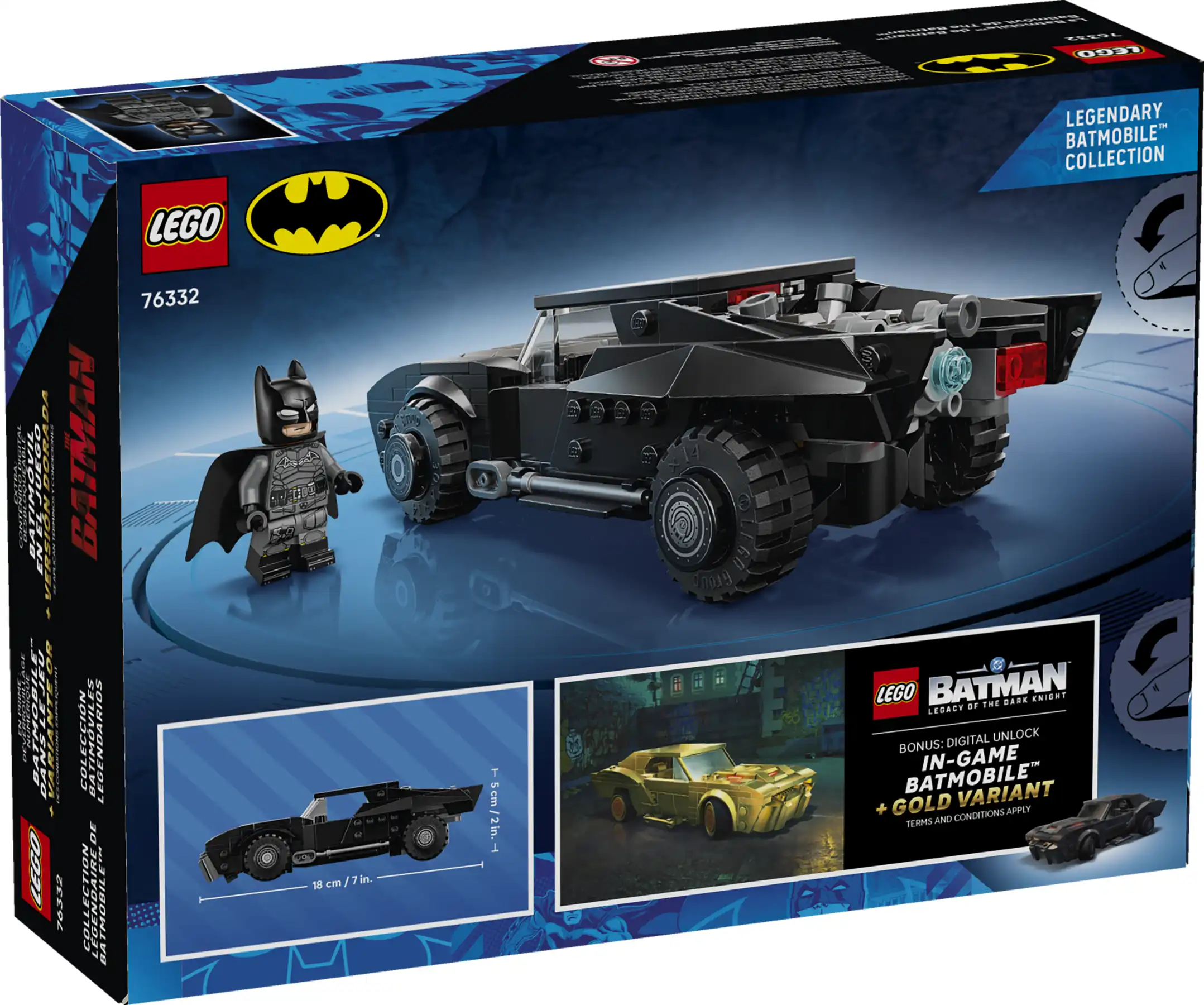Zdjecie zestawu LEGO 76332 Batman Batmobil™ z filmu Batman™ 4