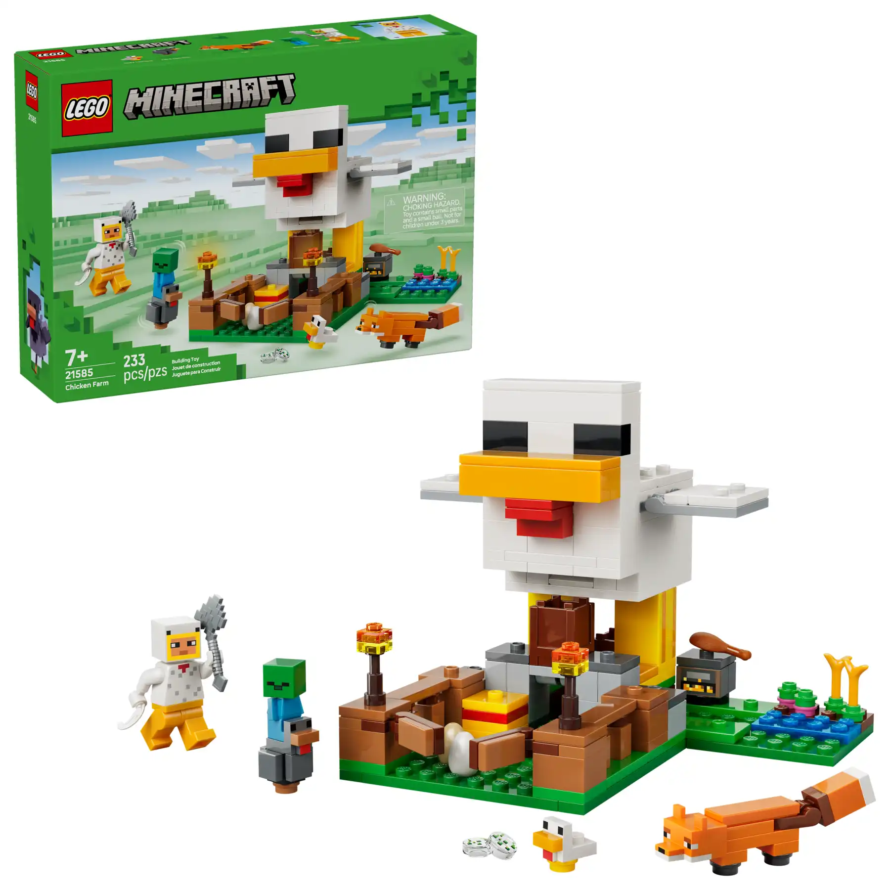 Zdjecie zestawu LEGO 21585 Minecraft Farma kurczaków 1