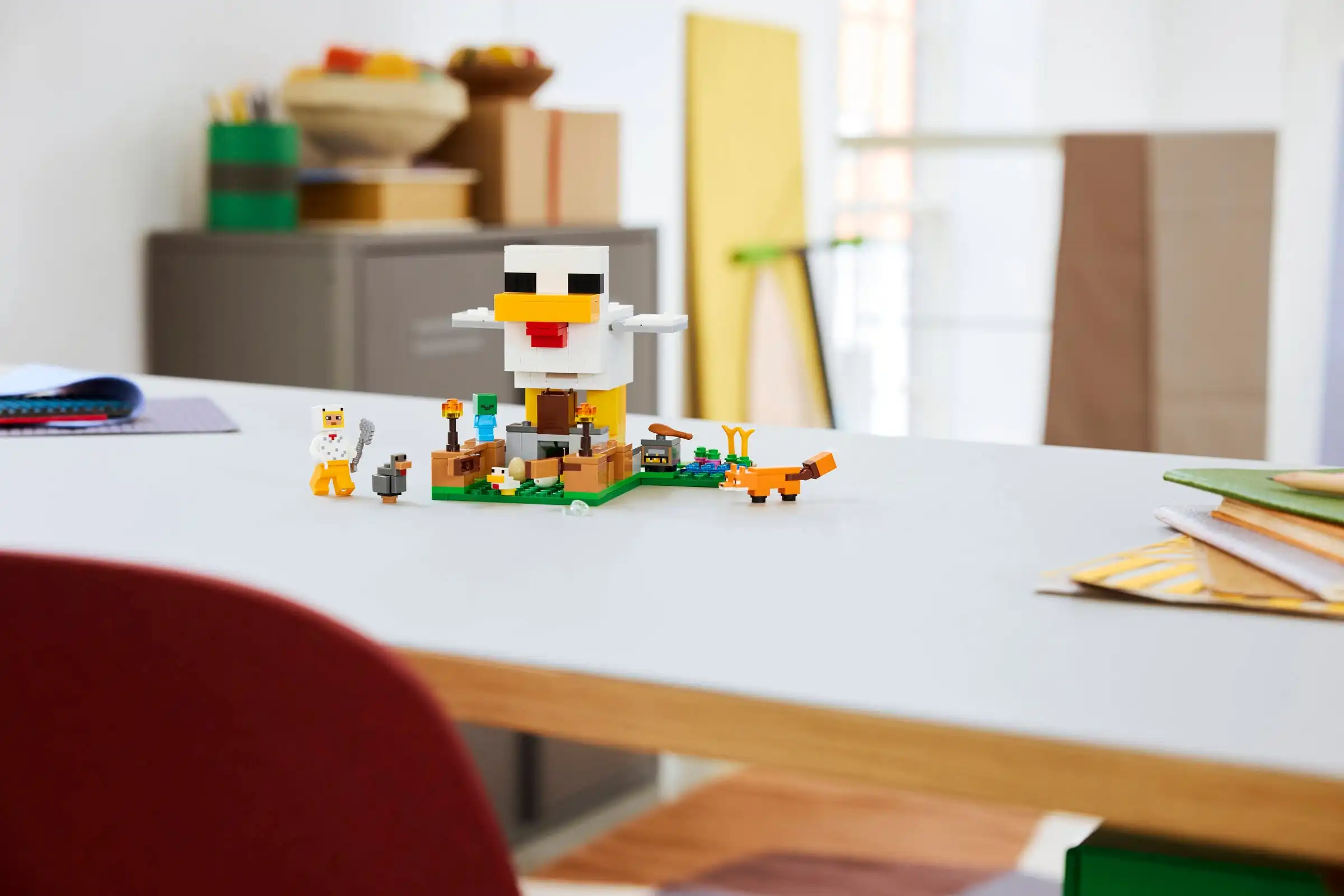 Zdjecie zestawu LEGO 21585 Minecraft Farma kurczaków 1