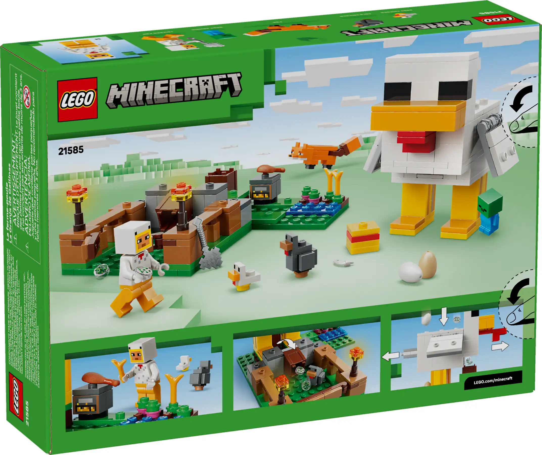 Zdjecie zestawu LEGO 21585 Minecraft Farma kurczaków 3