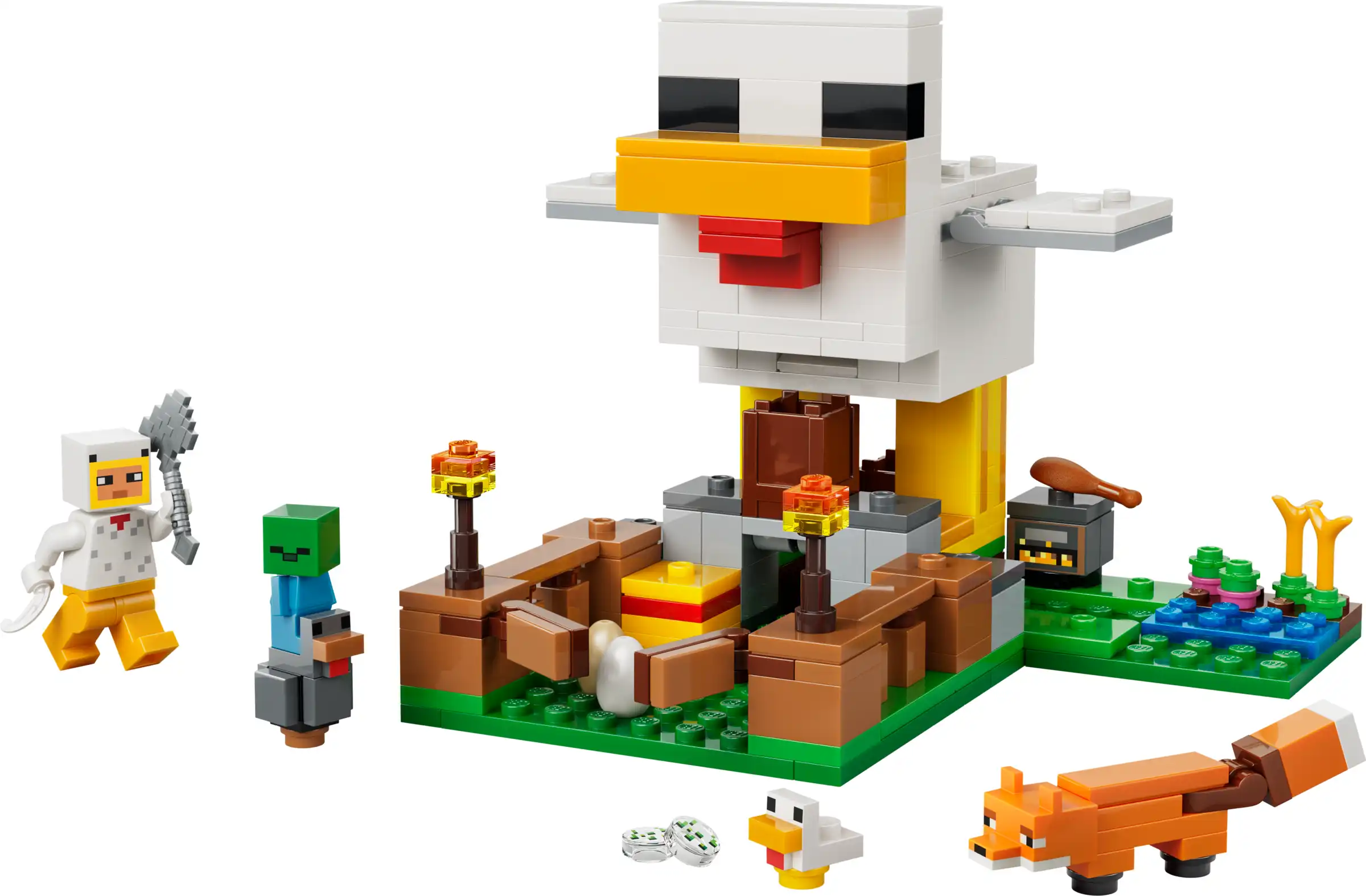 Zdjecie zestawu LEGO 21585 Minecraft Farma kurczaków 4