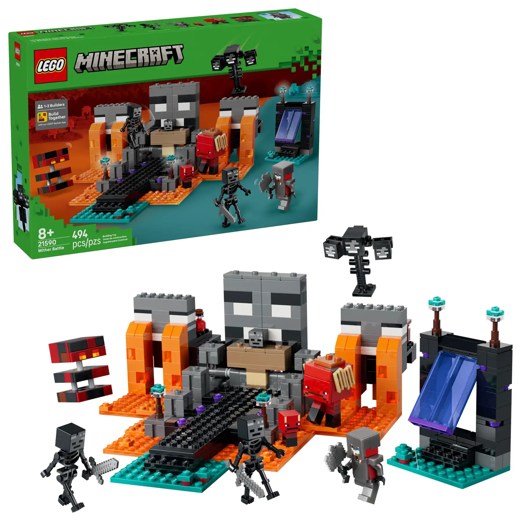 Zdjecie zestawu LEGO 21590 Minecraft Walka z Witherem 1