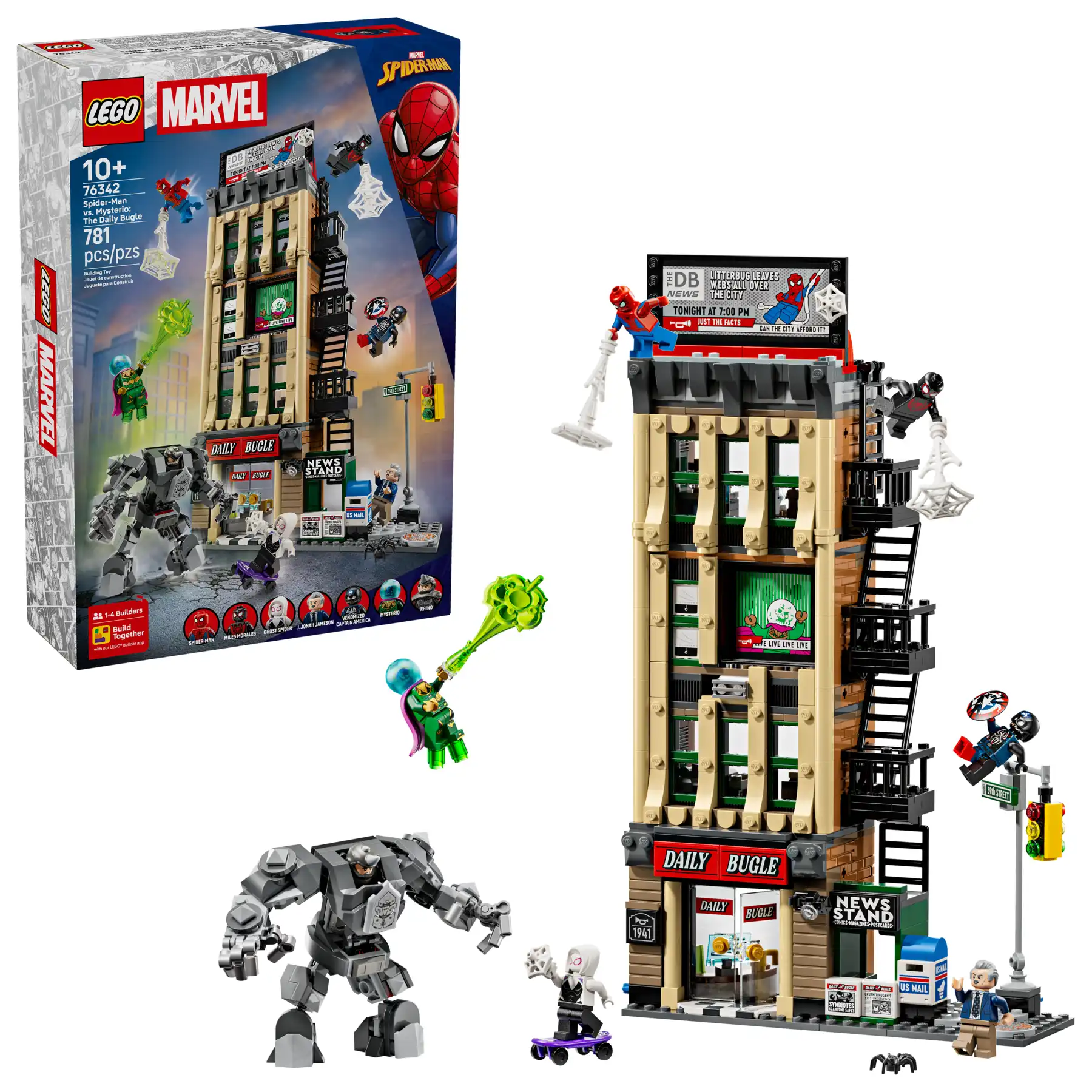 Zdjecie zestawu LEGO 76342 Marvel Spider-Man  kontra Mysterio: Daily Bugle 1