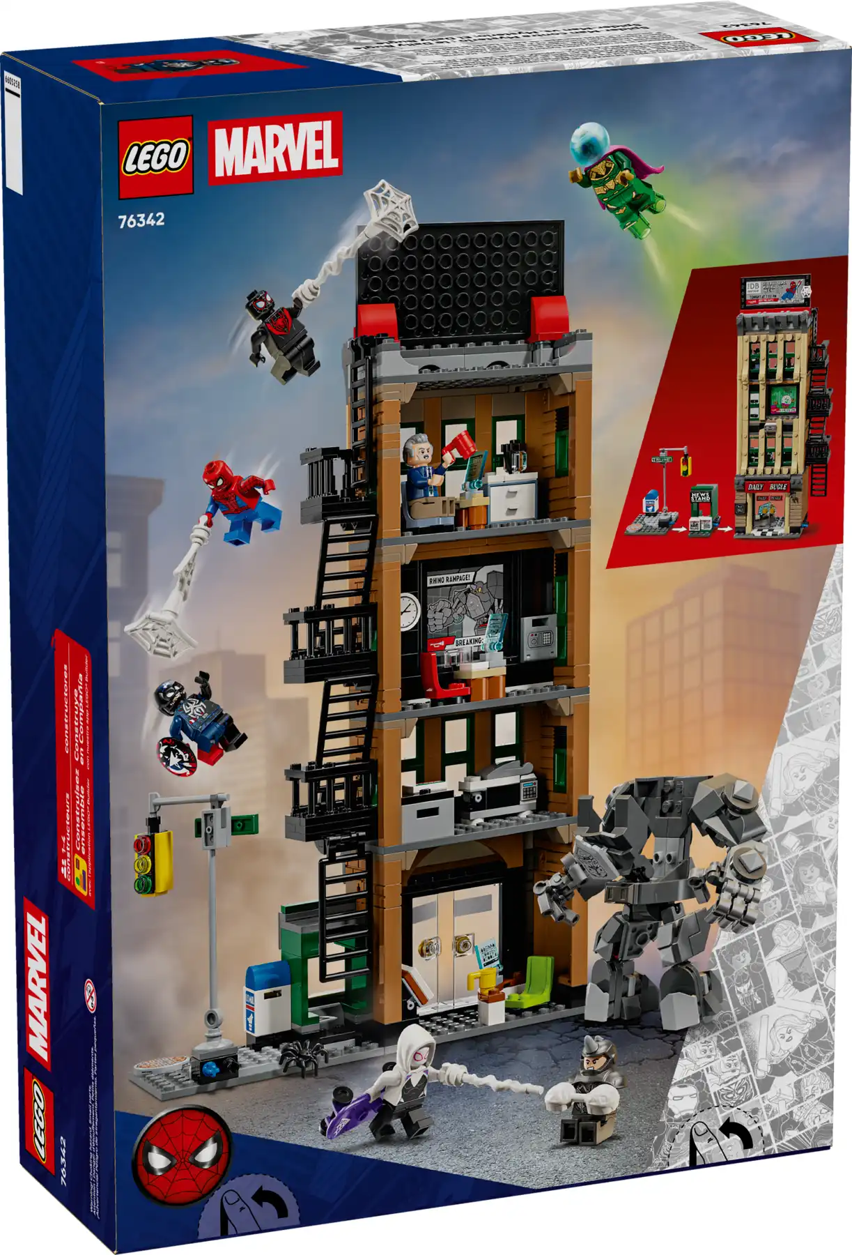 Zdjecie zestawu LEGO 76342 Marvel Spider-Man  kontra Mysterio: Daily Bugle 1