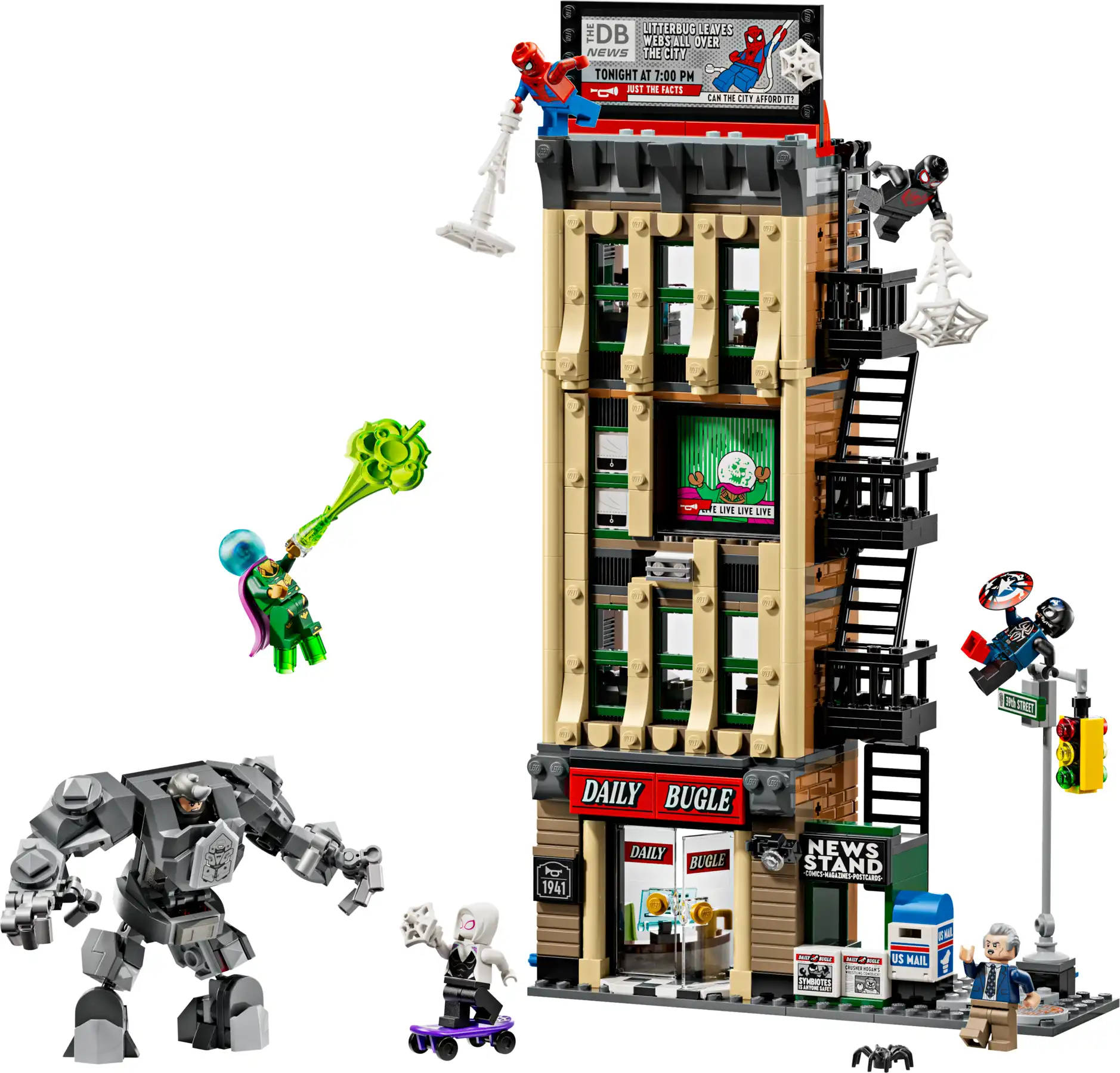 Zdjecie zestawu LEGO 76342 Marvel Spider-Man  kontra Mysterio: Daily Bugle 2