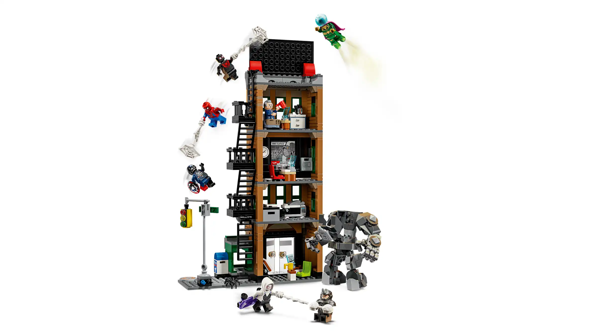 Zdjecie zestawu LEGO 76342 Marvel Spider-Man  kontra Mysterio: Daily Bugle 3