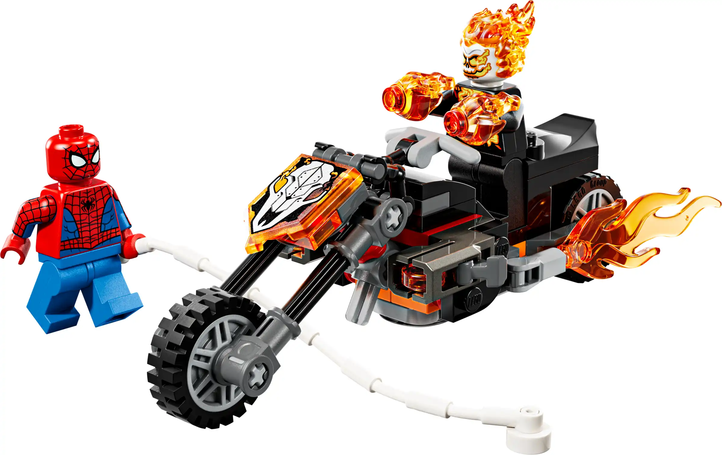 Zdjecie zestawu LEGO 76335 Marvel Spider-Man kontra Ghost Rider na motocyklu 3