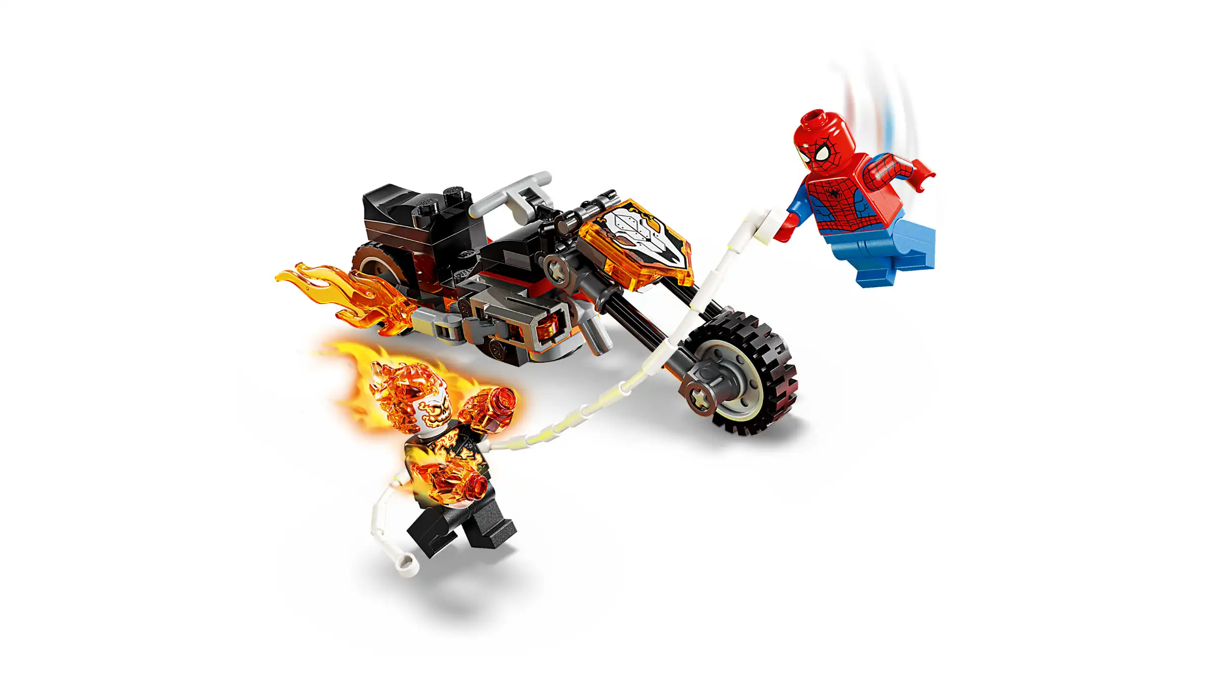 Zdjecie zestawu LEGO 76335 Marvel Spider-Man kontra Ghost Rider na motocyklu 4