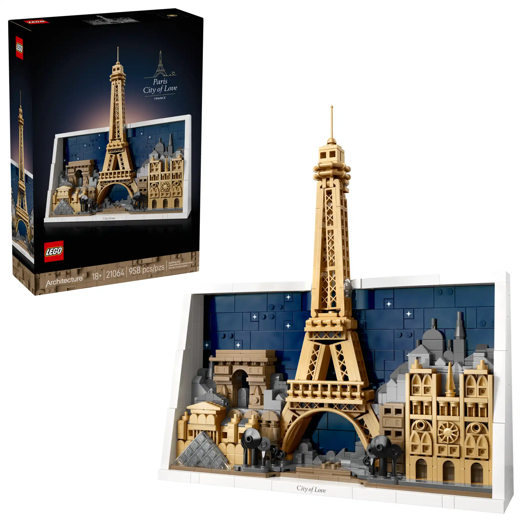 Zdjecie zestawu LEGO 21064 Architecture Paryż — miasto miłości 1