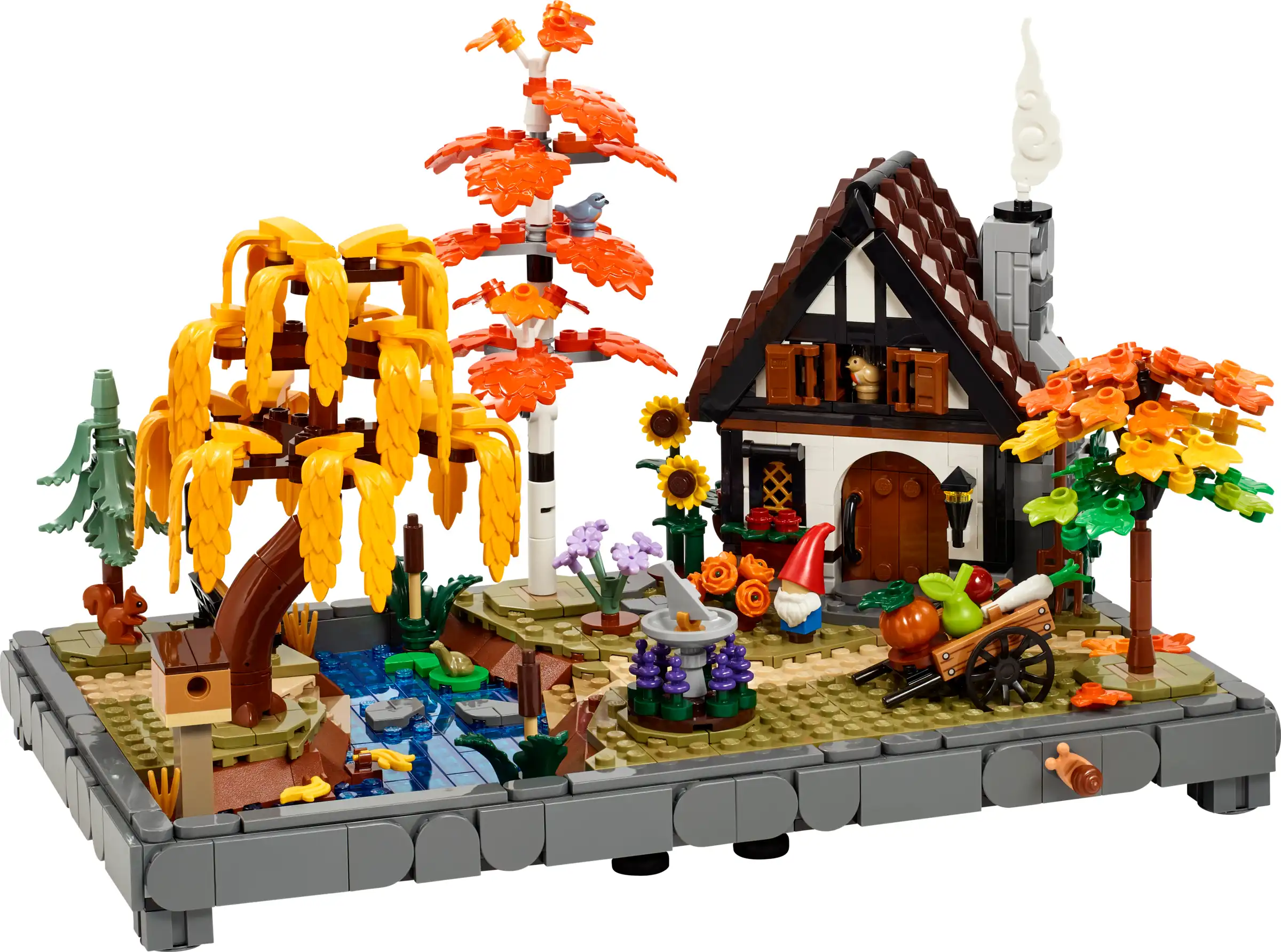 LEGO Icons 11372 – Jesienny ogród z chatką – zdjęcie 9