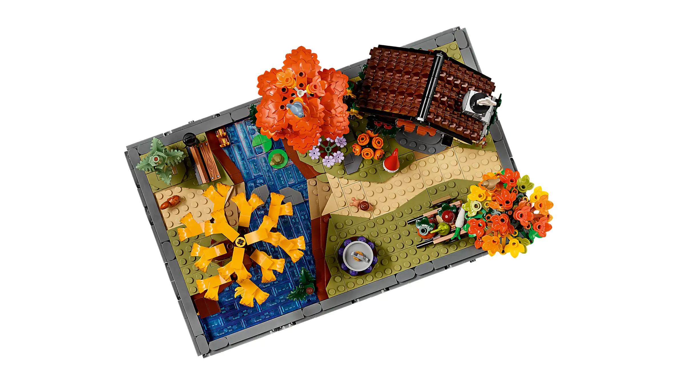 LEGO Icons 11372 – Jesienny ogród z chatką – zdjęcie 11