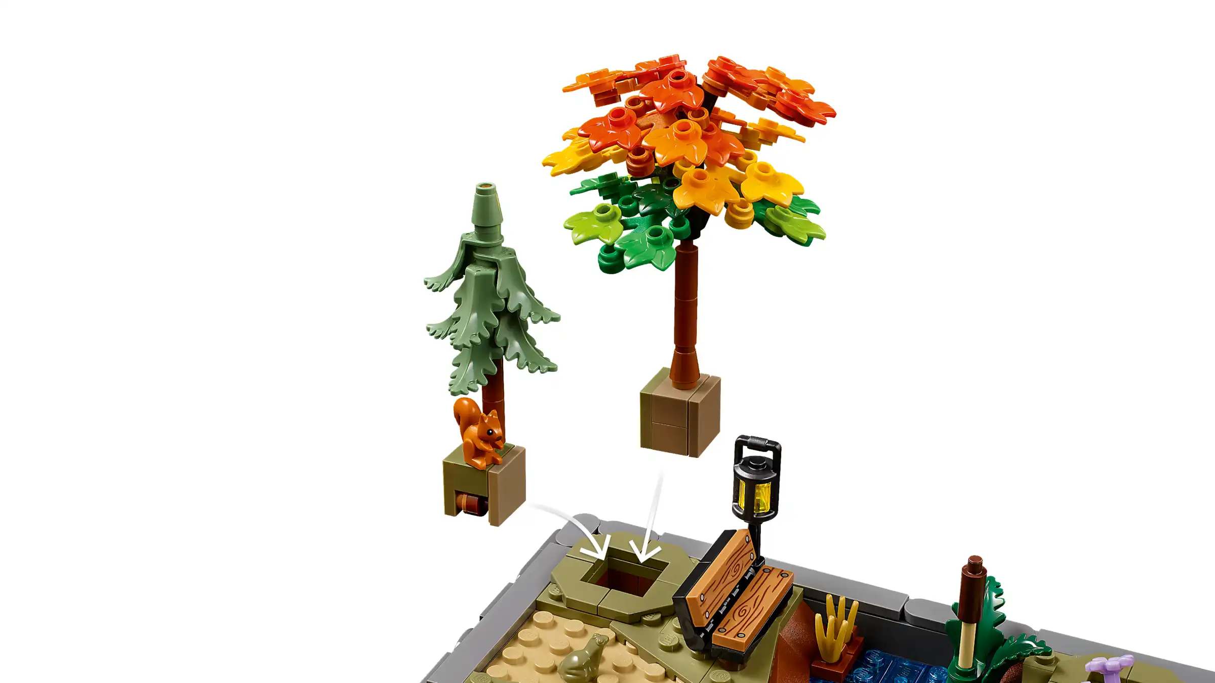 LEGO Icons 11372 – Jesienny ogród z chatką – zdjęcie 13