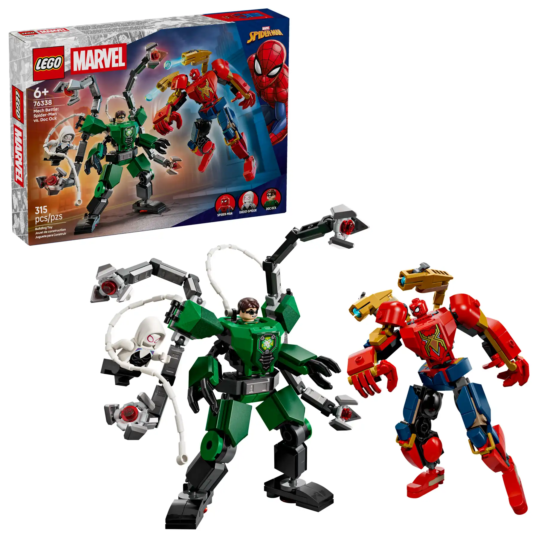 Zdjecie zestawu LEGO 76338 Marvel Bitwa mechów: Spider-Man kontra Doc Ock 1