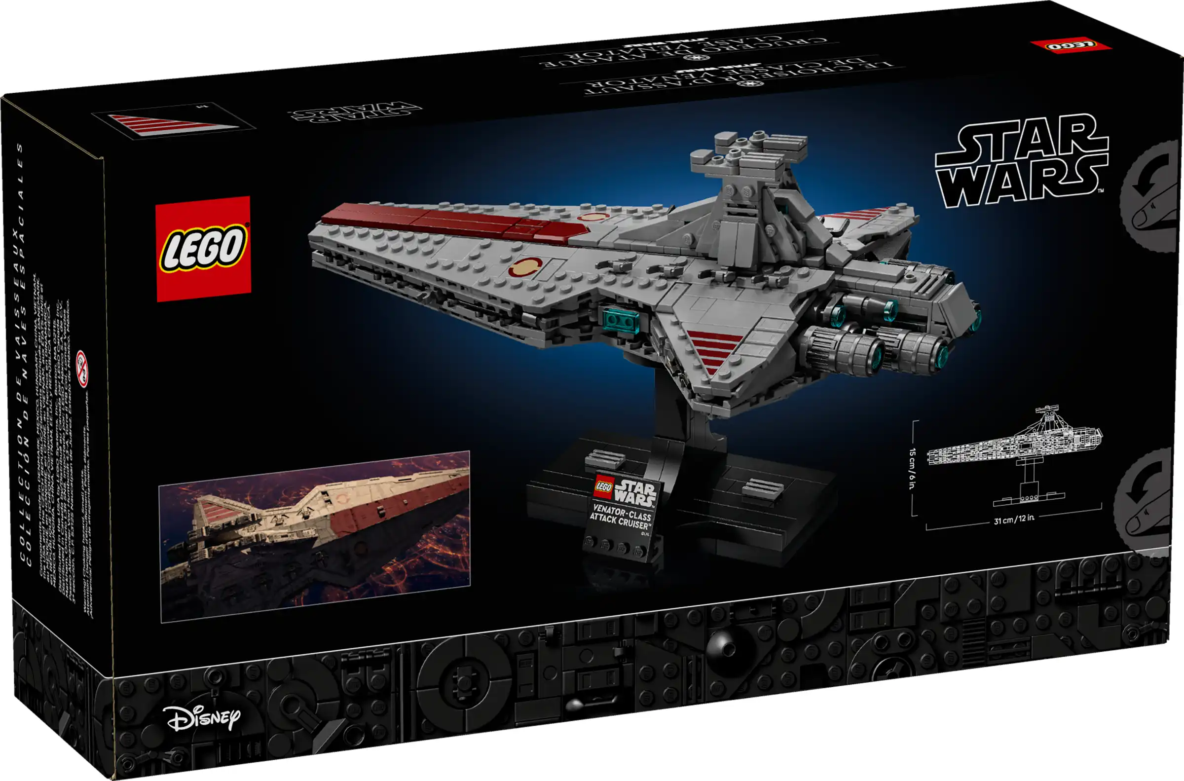 Zdjecie zestawu LEGO 75441 Star Wars Krążownik szturmowy typu Venator 3