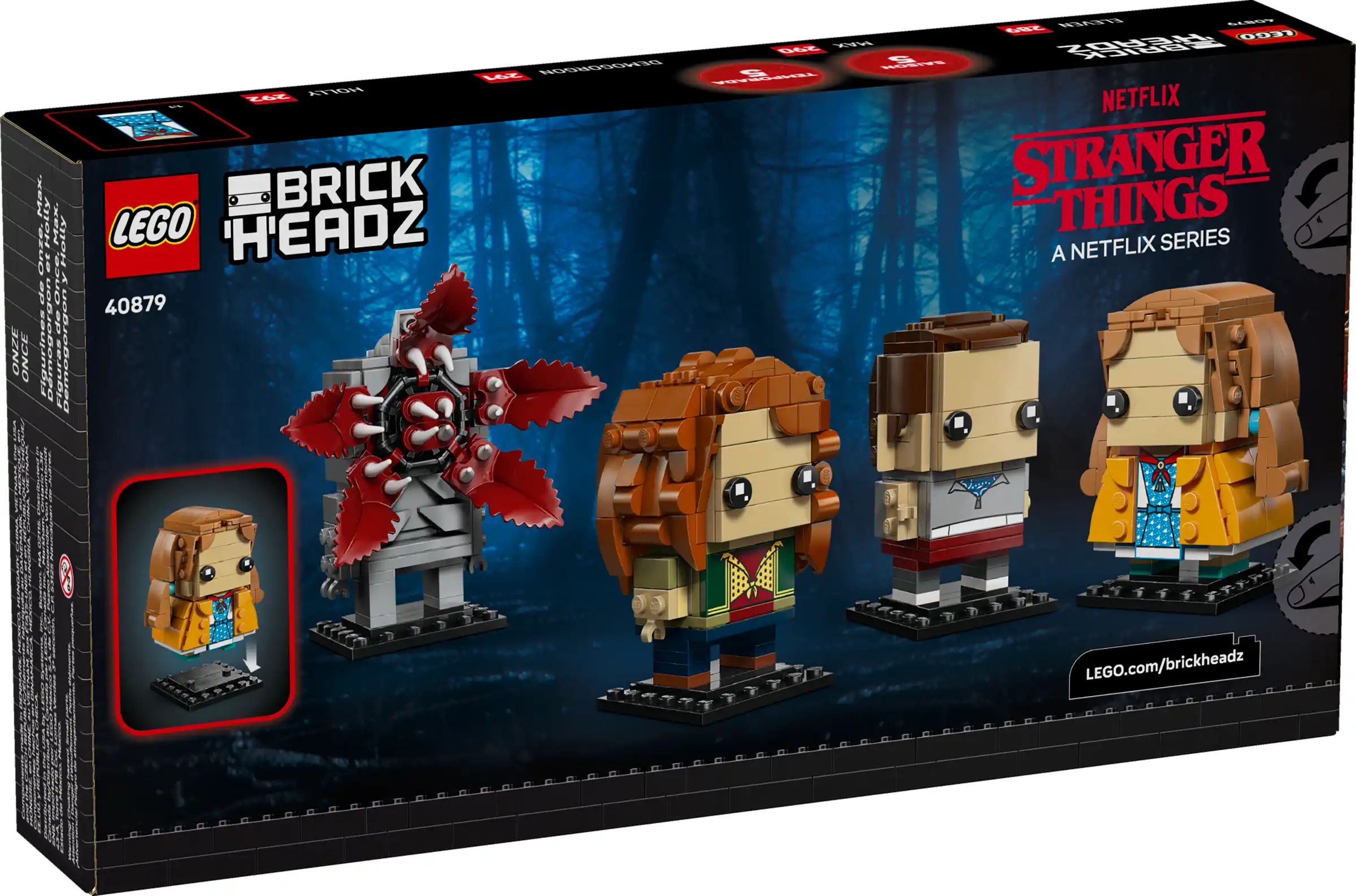 Zdjecie zestawu LEGO 40879 Stranger Things Figurki Jedenastki, Maxa, Demogorgona i Holly 1