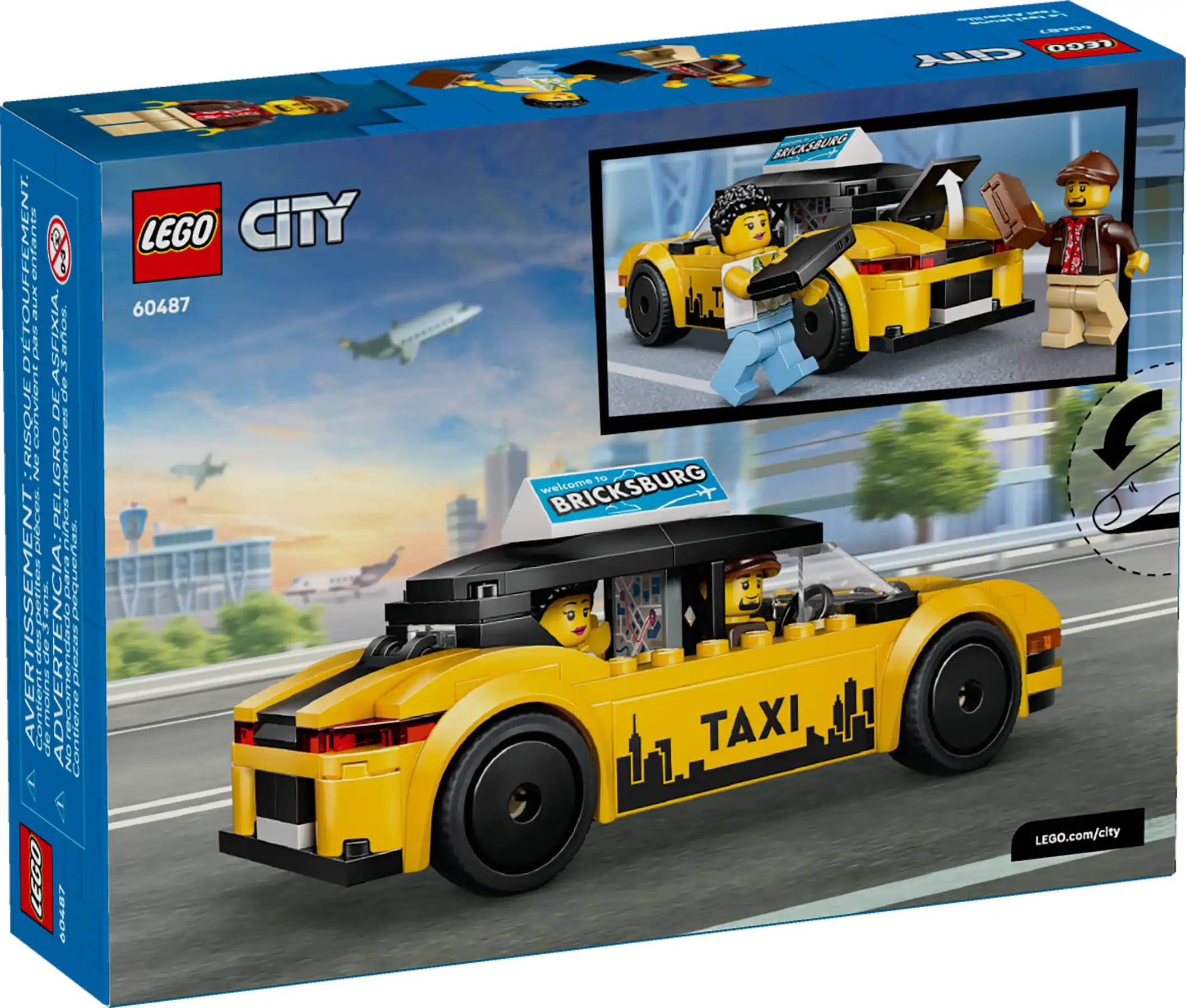 Zdjecie zestawu LEGO 60487 City Żółta taksówka 3