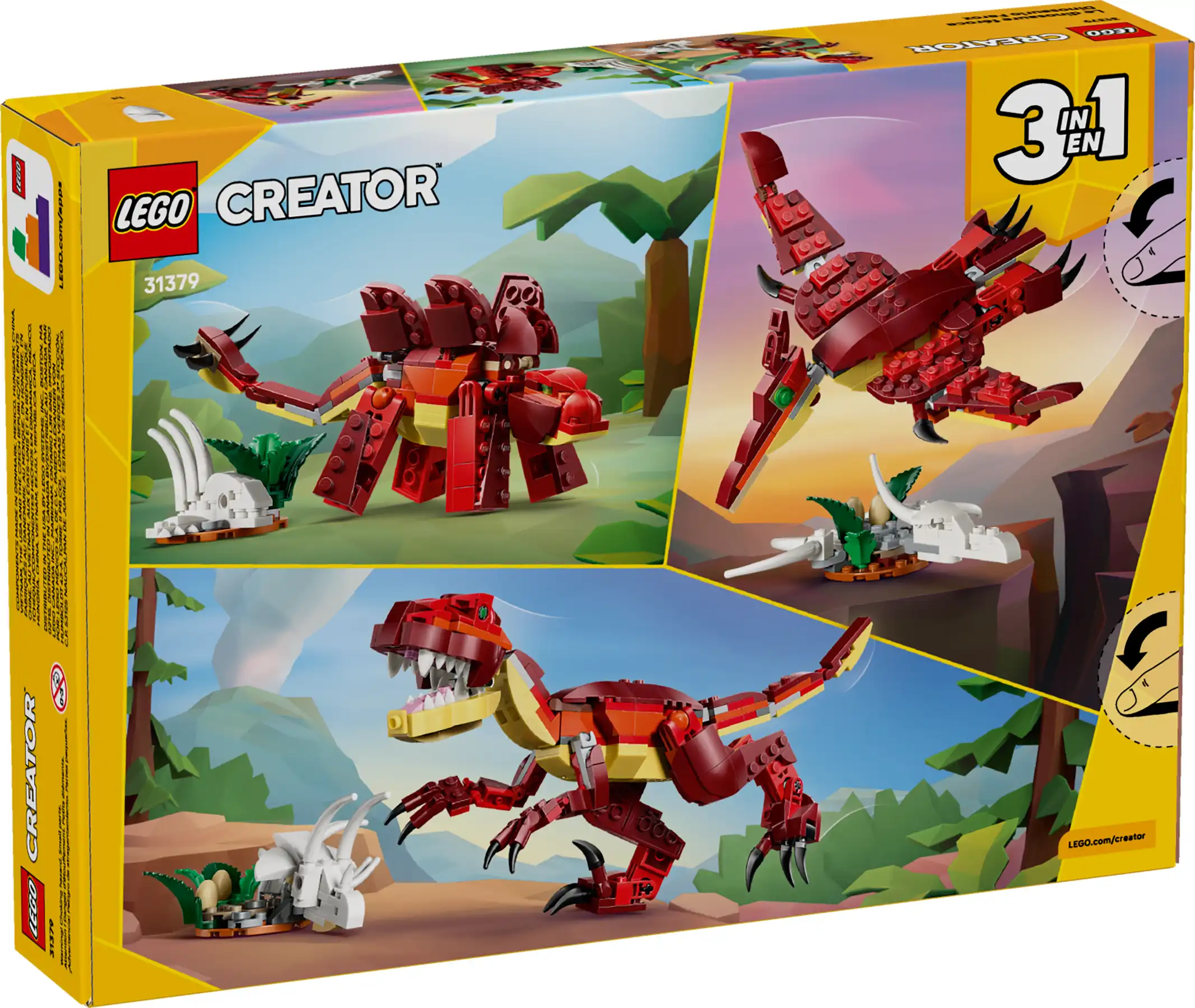 Zdjecie zestawu LEGO 31379 Creator 3 w 1 Groźny dinozaur 4