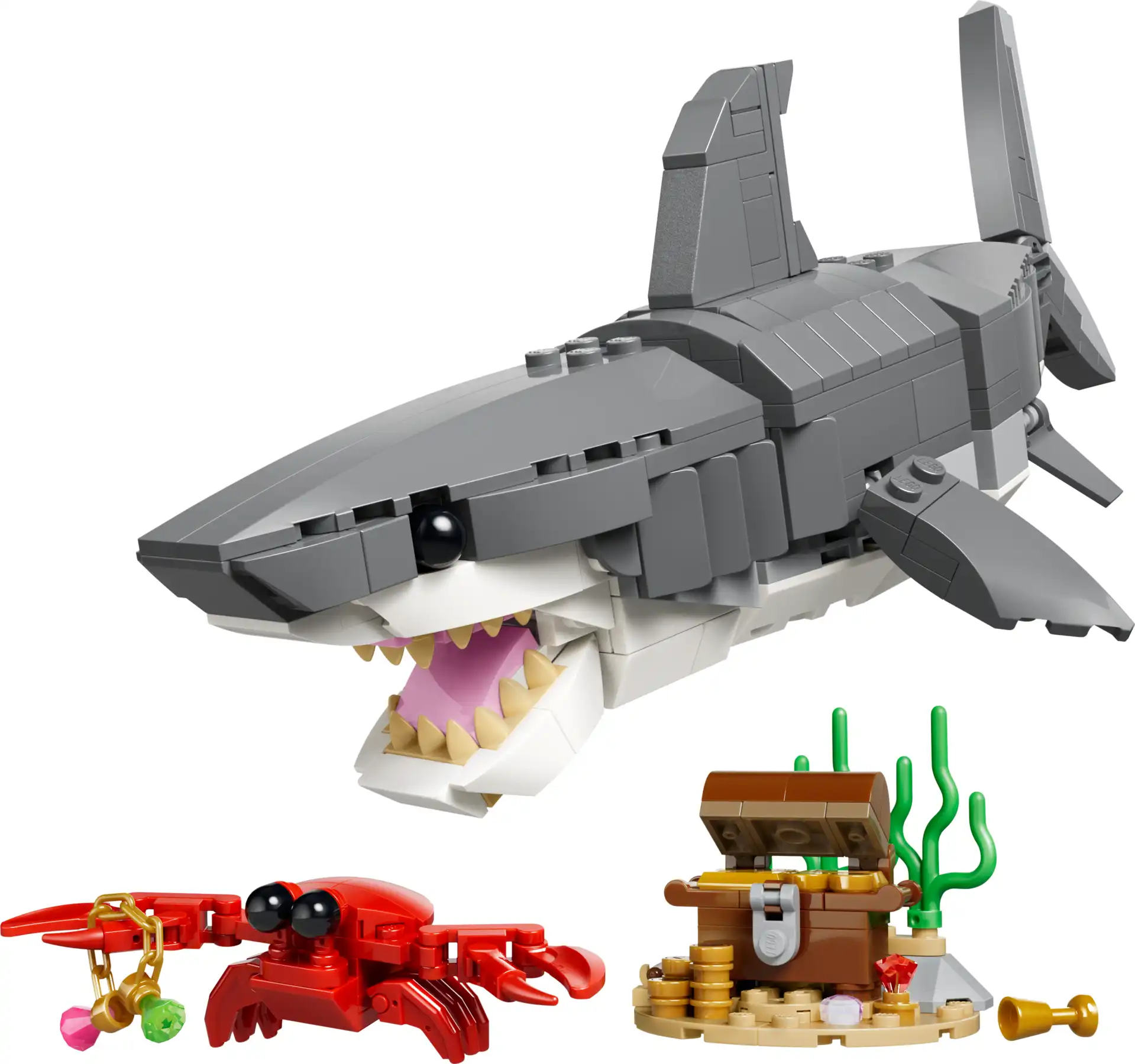 Zdjecie zestawu LEGO 31381 Creator 3 w 1 Groźny rekin i skrzynia ze skarbem 4