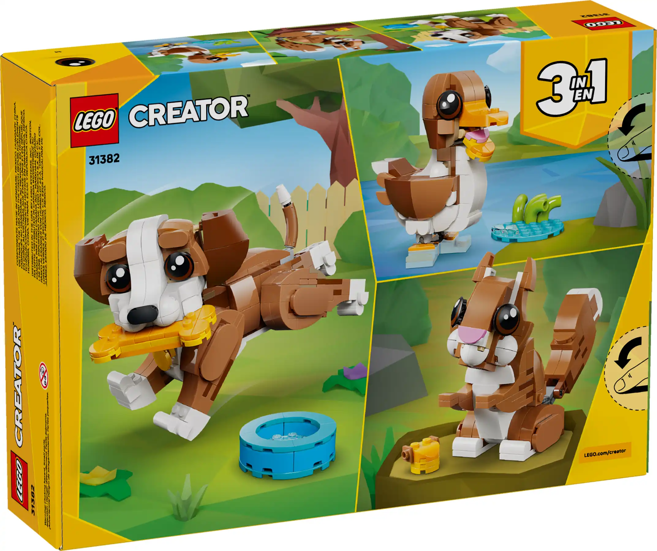 Zdjecie zestawu LEGO 31382 Creator 3 w 1 Urocze zwierzątka: psotny szczeniaczek 2