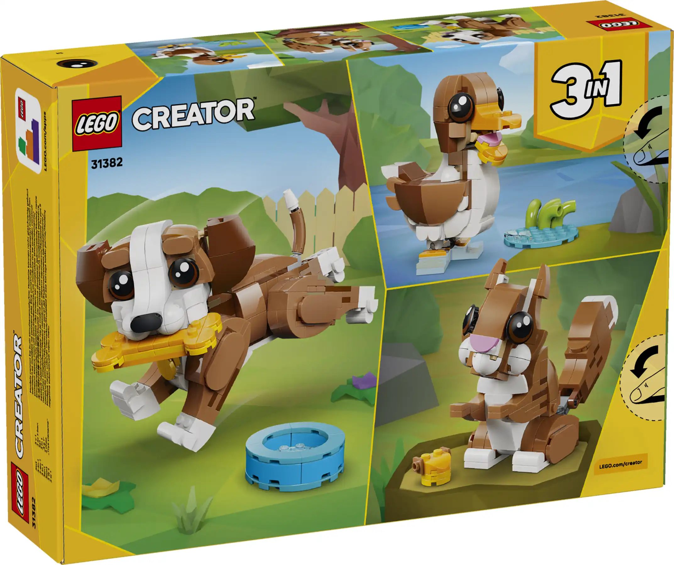 Zdjecie zestawu LEGO 31382 Creator 3 w 1 Urocze zwierzątka: psotny szczeniaczek 3