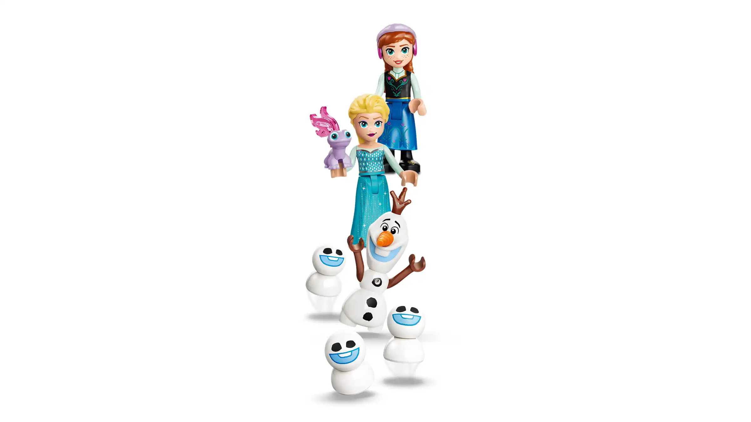 Zdjecie zestawu LEGO 43281 Disney Lodowy zamek Elzy i śnieżna przejażdżka 3