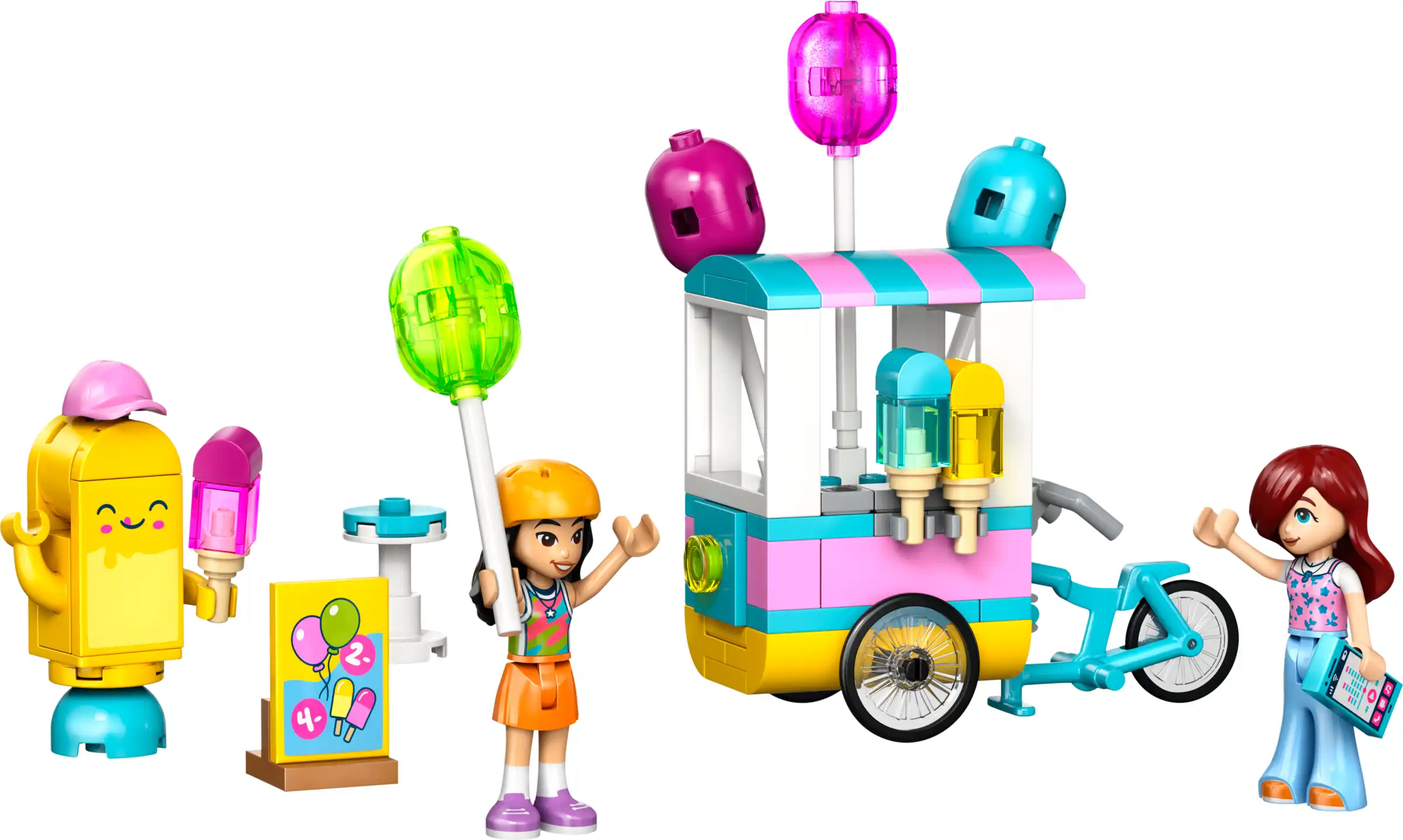 Zdjecie zestawu LEGO 42692 Friends Stoisko z lodami i balonami 2