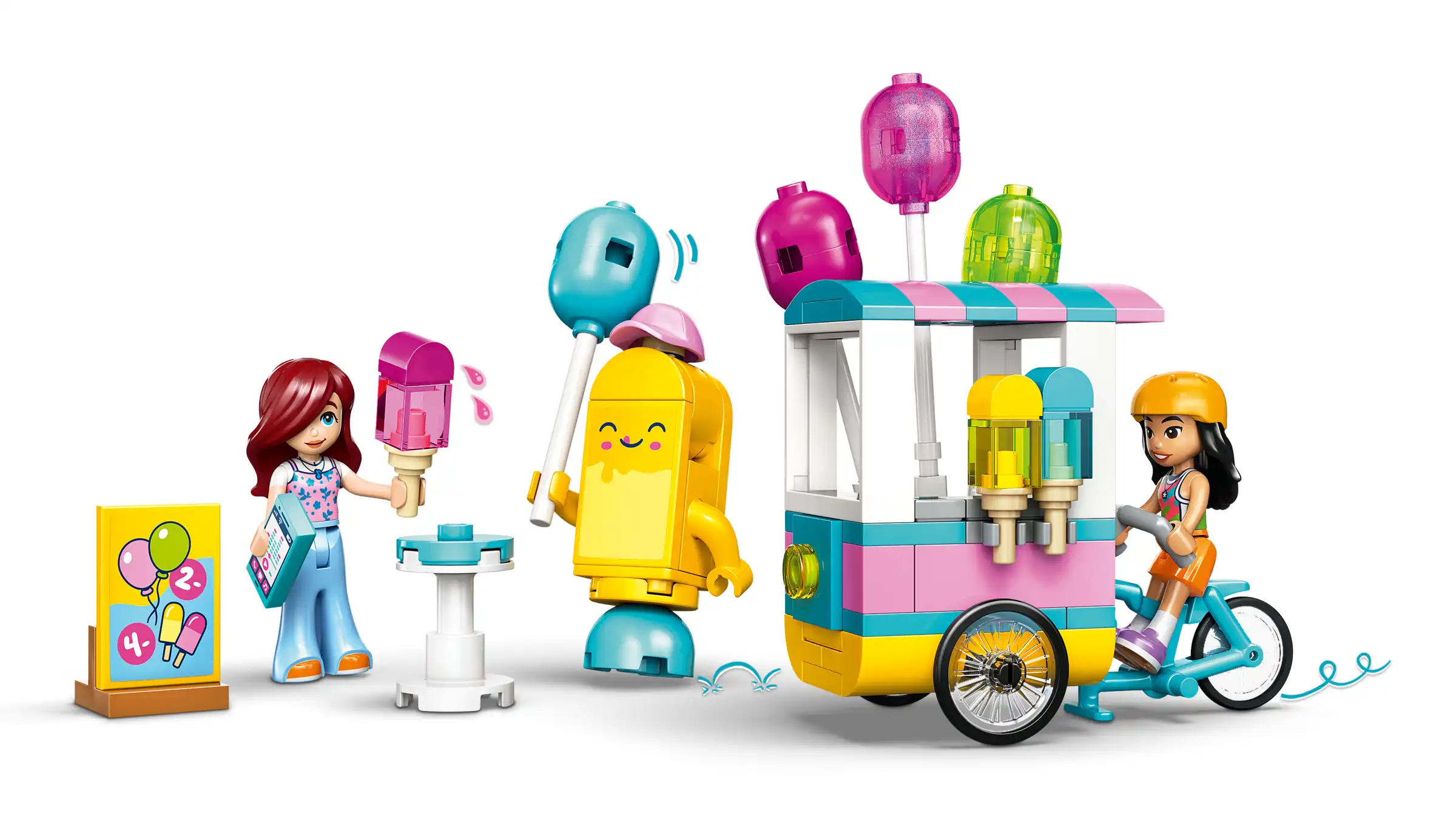 Zdjecie zestawu LEGO 42692 Friends Stoisko z lodami i balonami 4