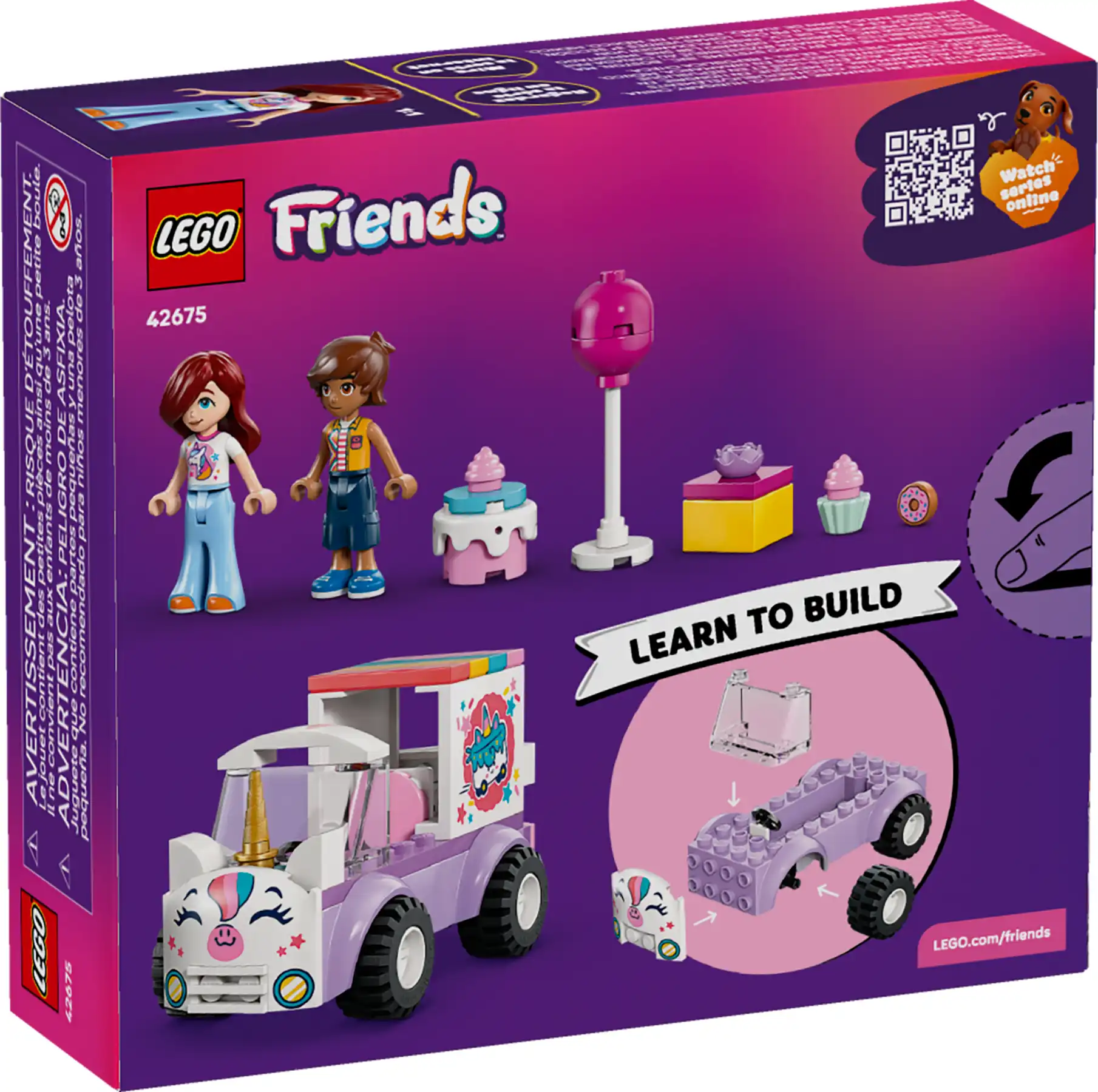 Zdjecie zestawu LEGO 42675 Friends Jednorożcowa dostawa tortu 1
