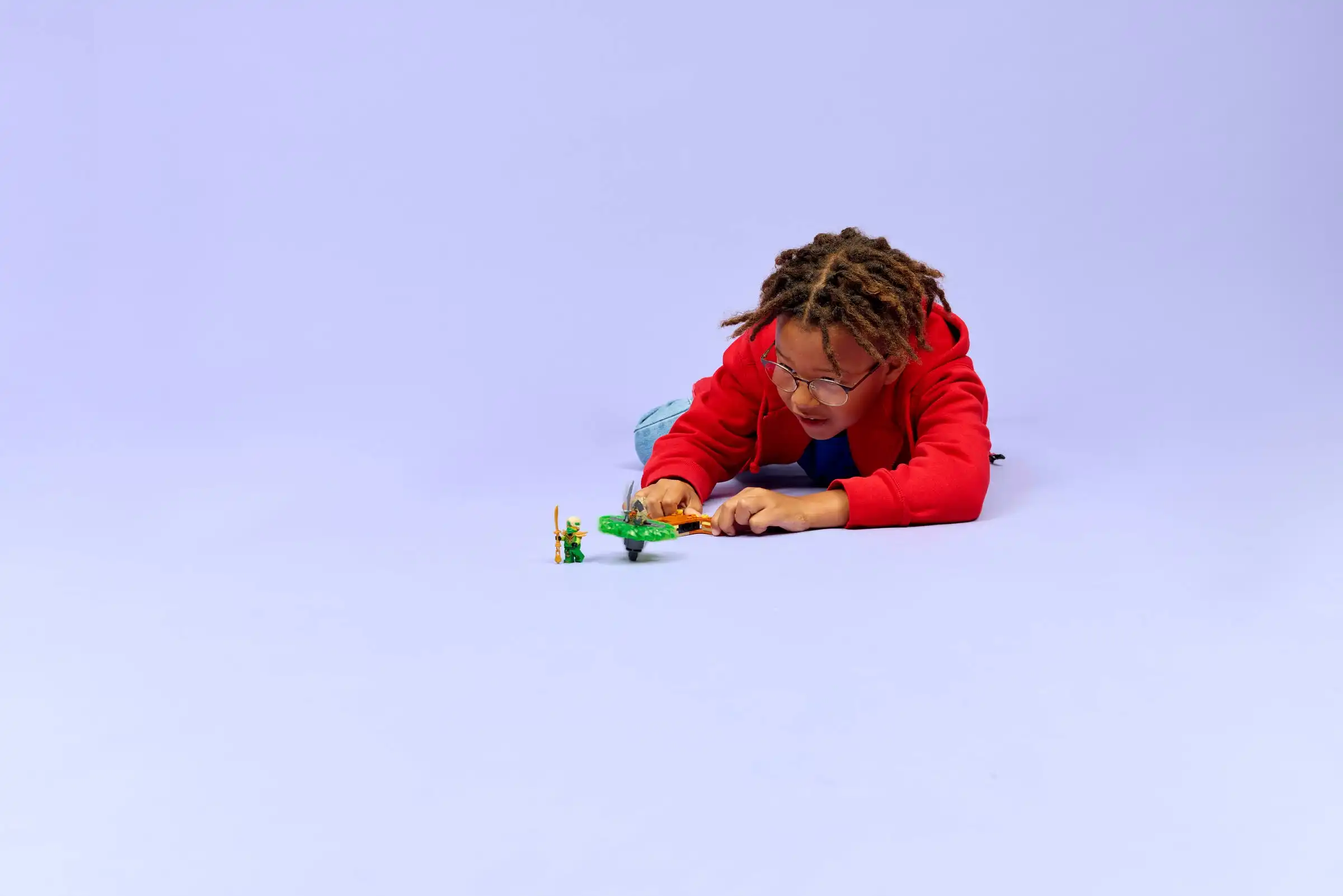 Zdjecie zestawu LEGO 71850 NINJAGO Lloyd kontra ziemny potwór na spinnerze 3