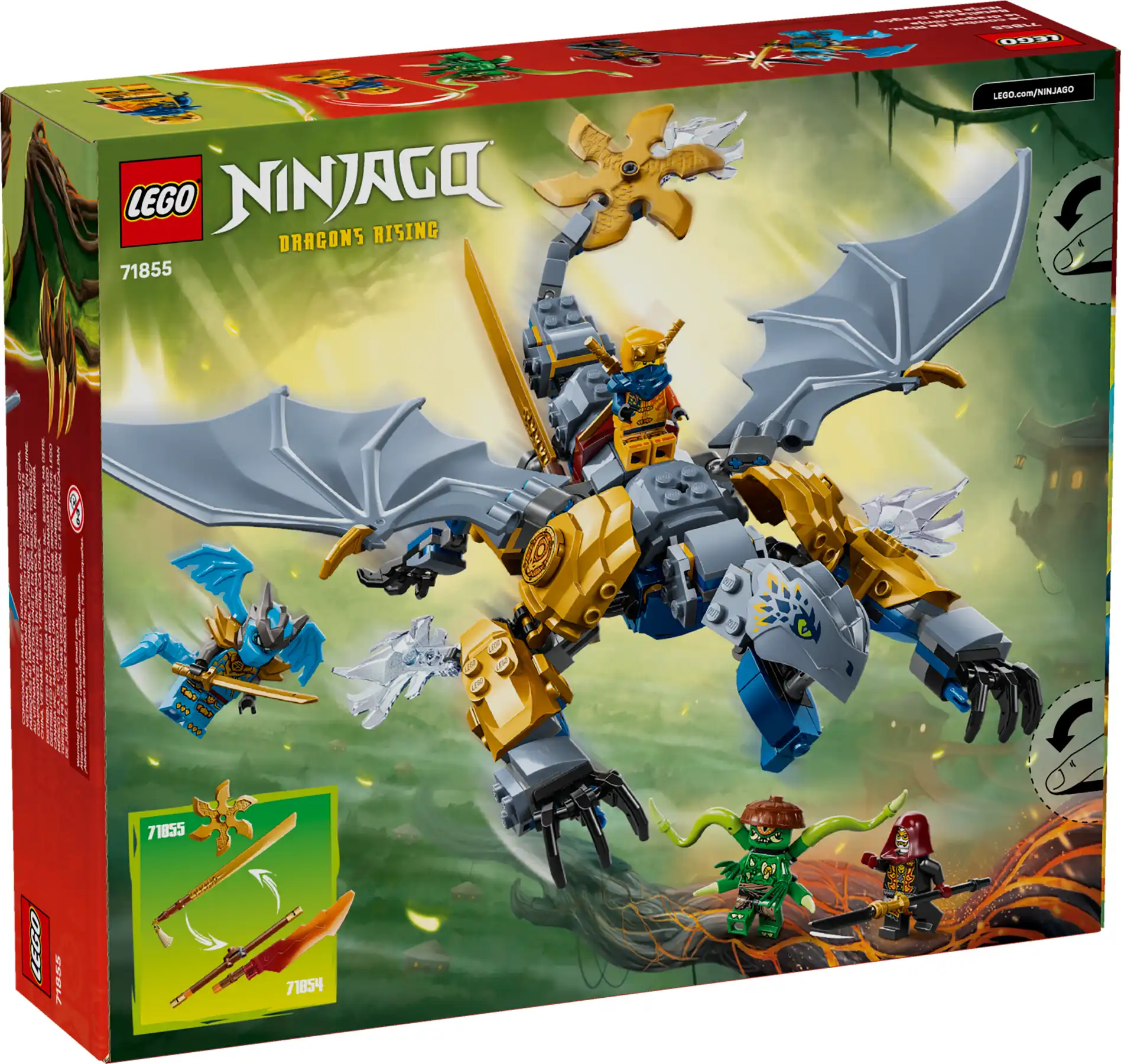 Zdjecie zestawu LEGO 71855 NINJAGO Bitwa smoka Riyu 1