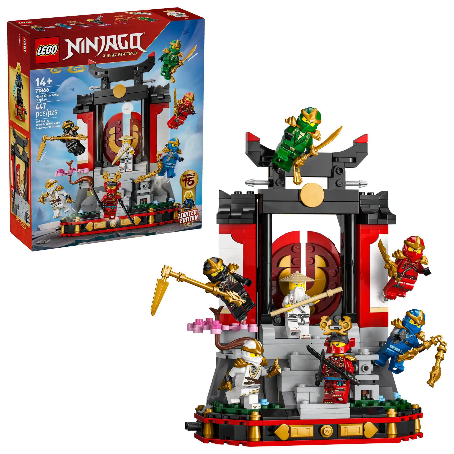 Zdjecie zestawu LEGO 71866 NINJAGO Ozdoba z postaciami ninja — 15-lecie 1