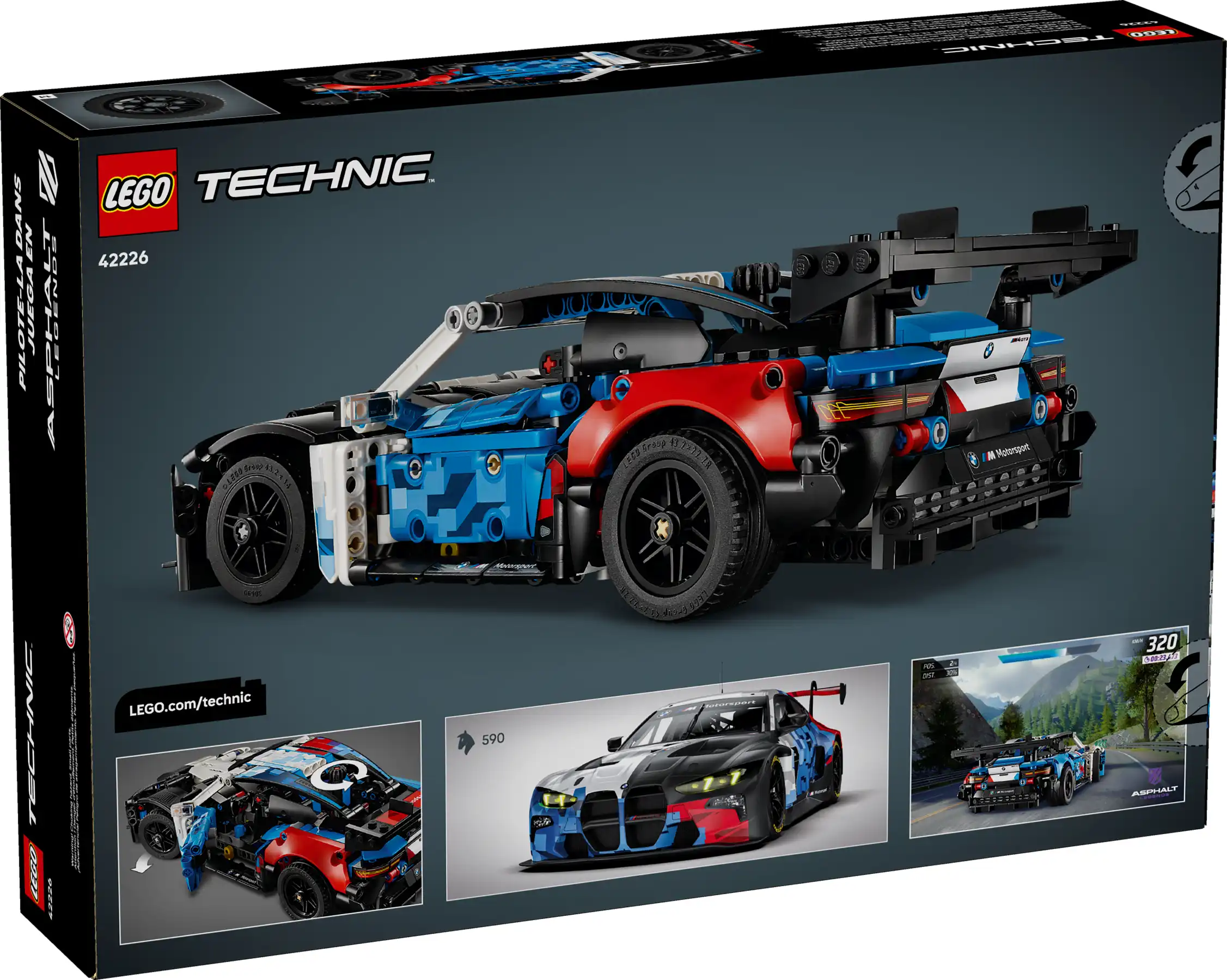 Zdjecie zestawu LEGO 42226 Technic Samochód wyścigowy BMW M4 GT3 EVO 2