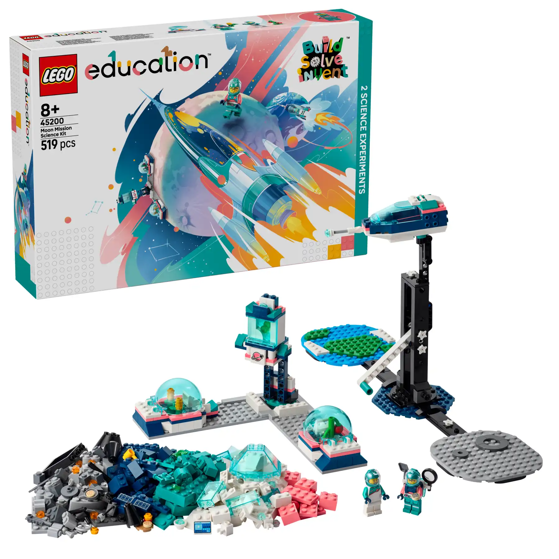 Zdjecie zestawu LEGO 45200 Education Zestaw naukowy z misją na Księżyc 1