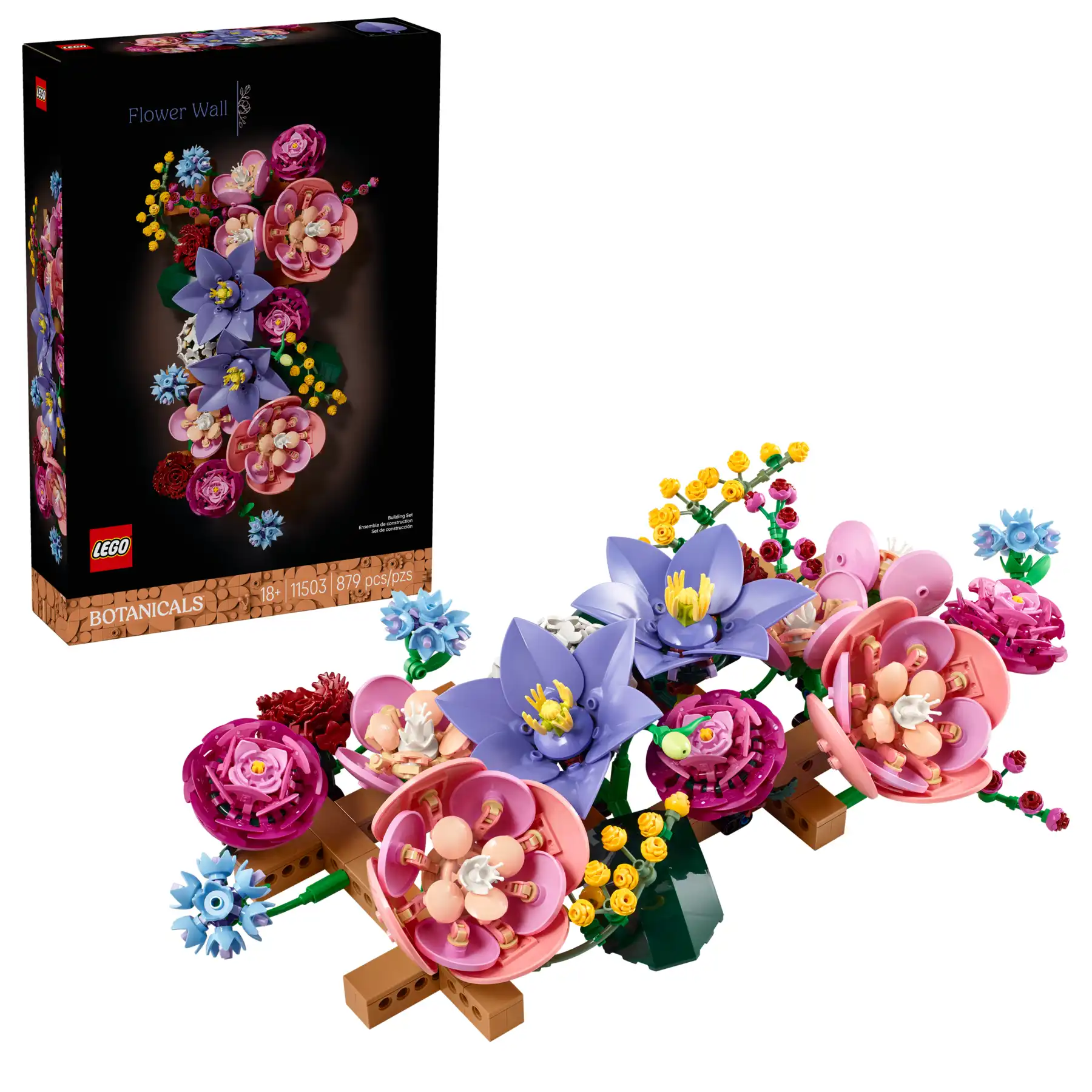 Zdjecie zestawu LEGO 11503 The Botanical Collection Kwiatowa ścianka 1