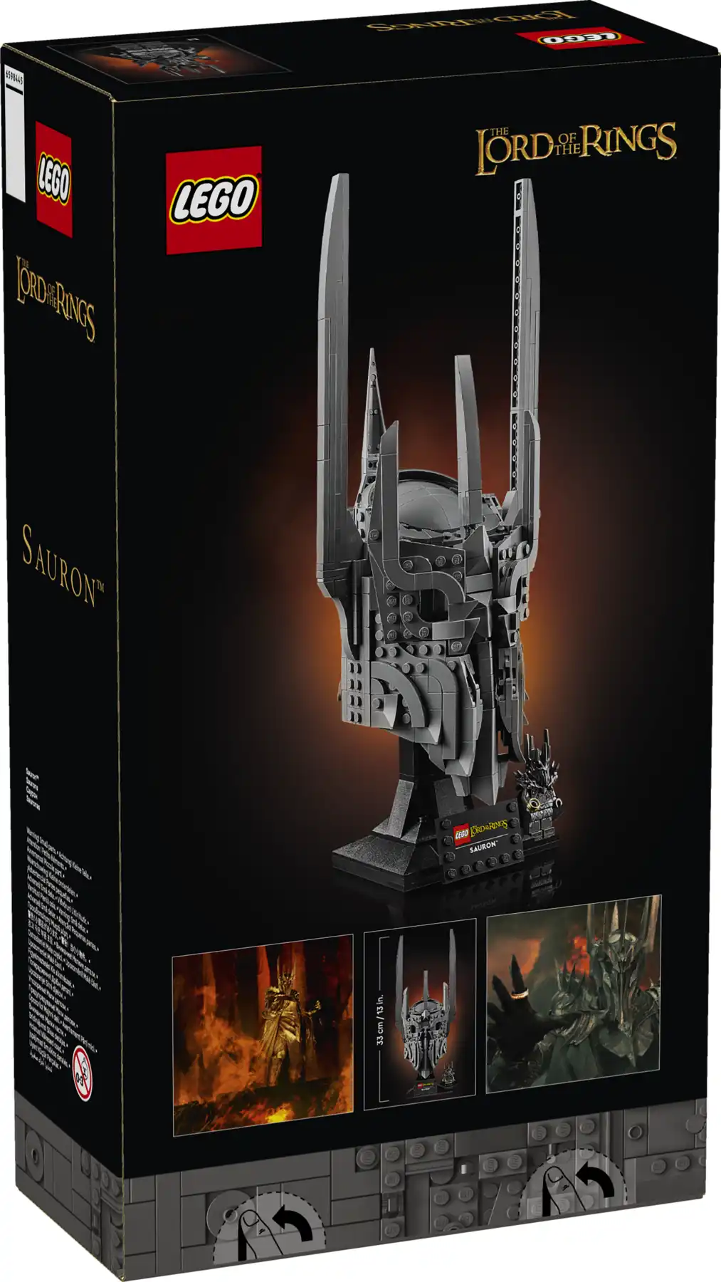 Zdjecie zestawu LEGO 11373 Lord of the Rings Władca pierścieni: Hełm Saurona 4