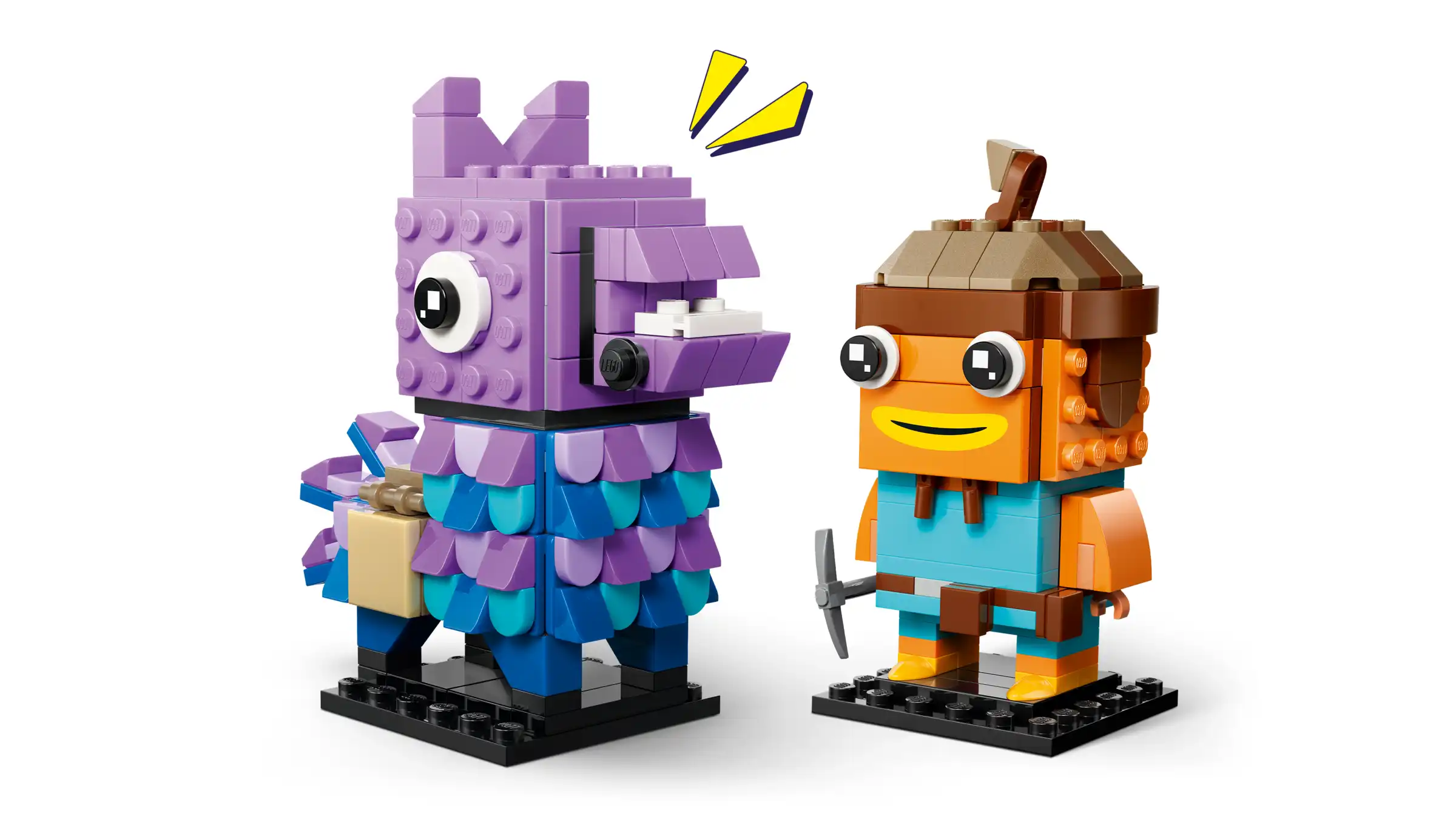 Zdjecie zestawu LEGO 40881 Fortnite Lama Zaopatrzeniowa i Palucha Rybnego — figurki 3