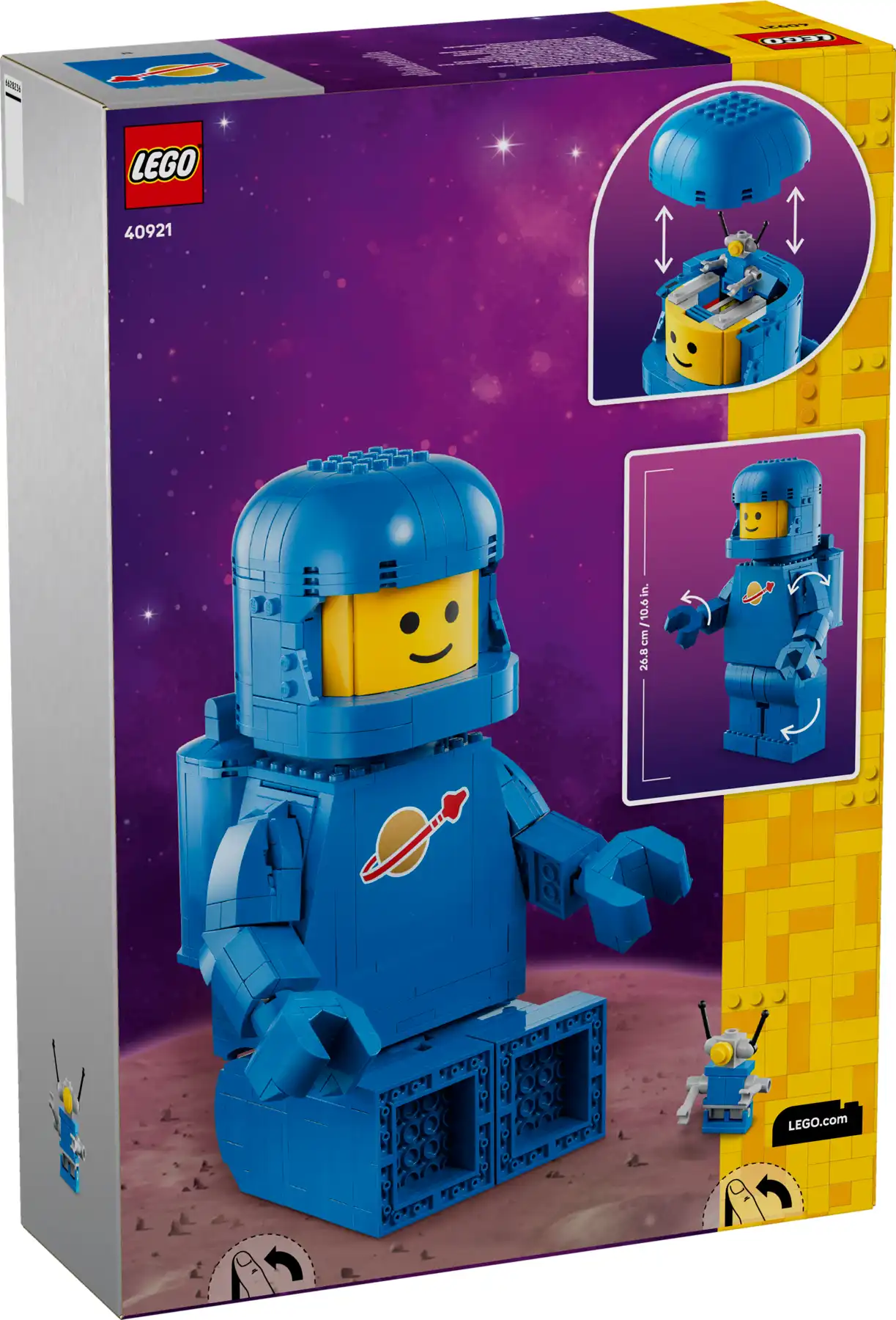 Zdjecie zestawu LEGO 40921 Minifigurki Powiększona minifigurka niebieskiego astronauty 2