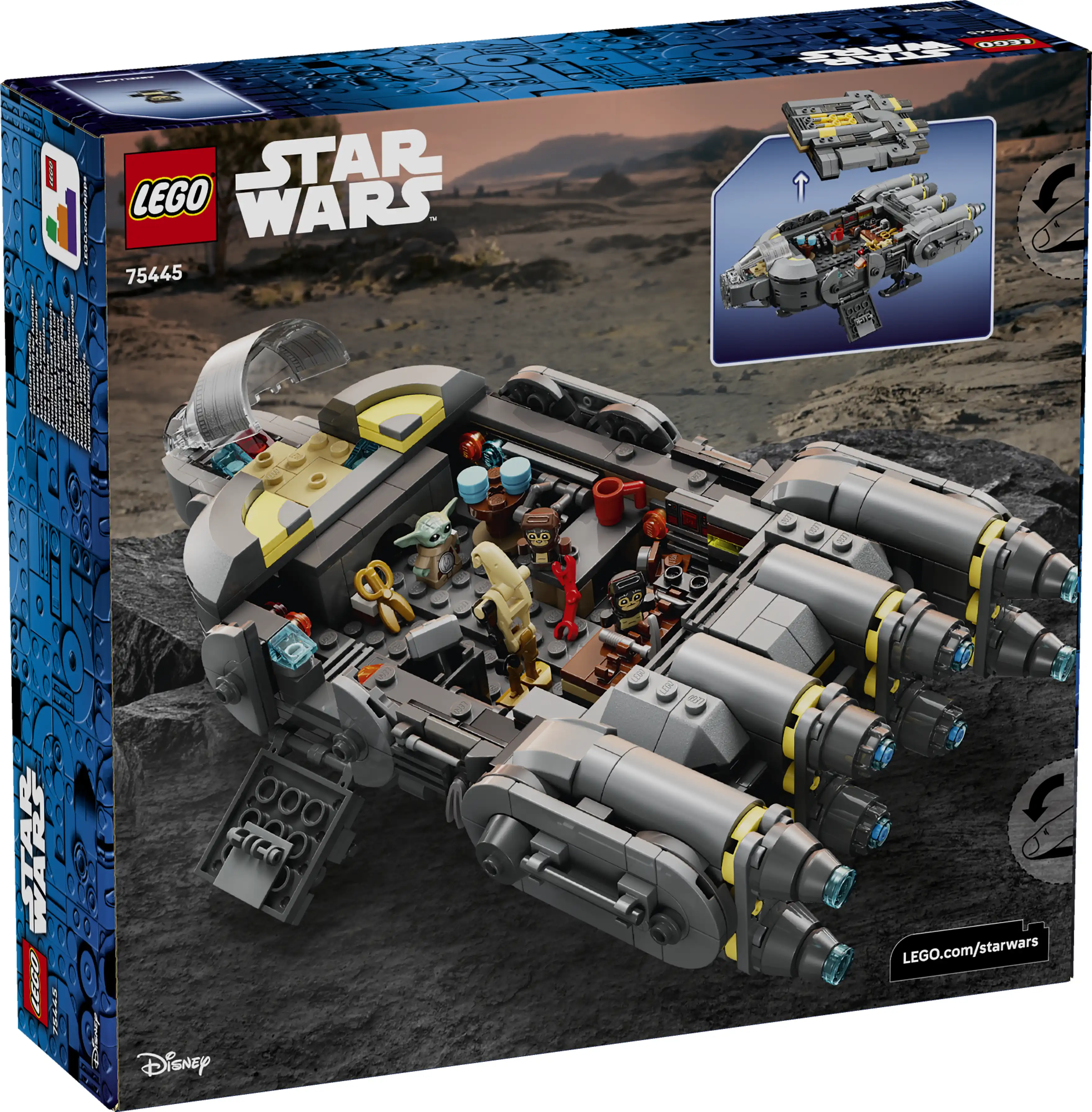 Zdjecie zestawu LEGO 75445 Star Wars Anzellański statek gwiezdny 2